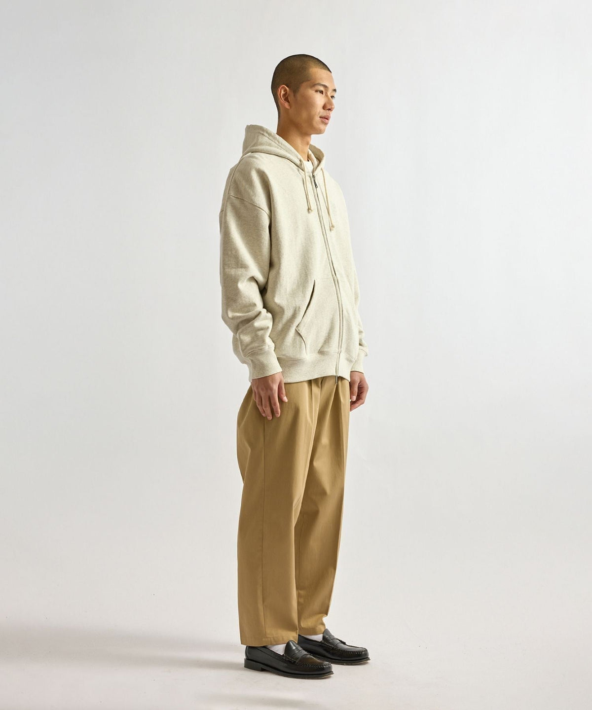 Canal Waffle Lined Zip Hoodie