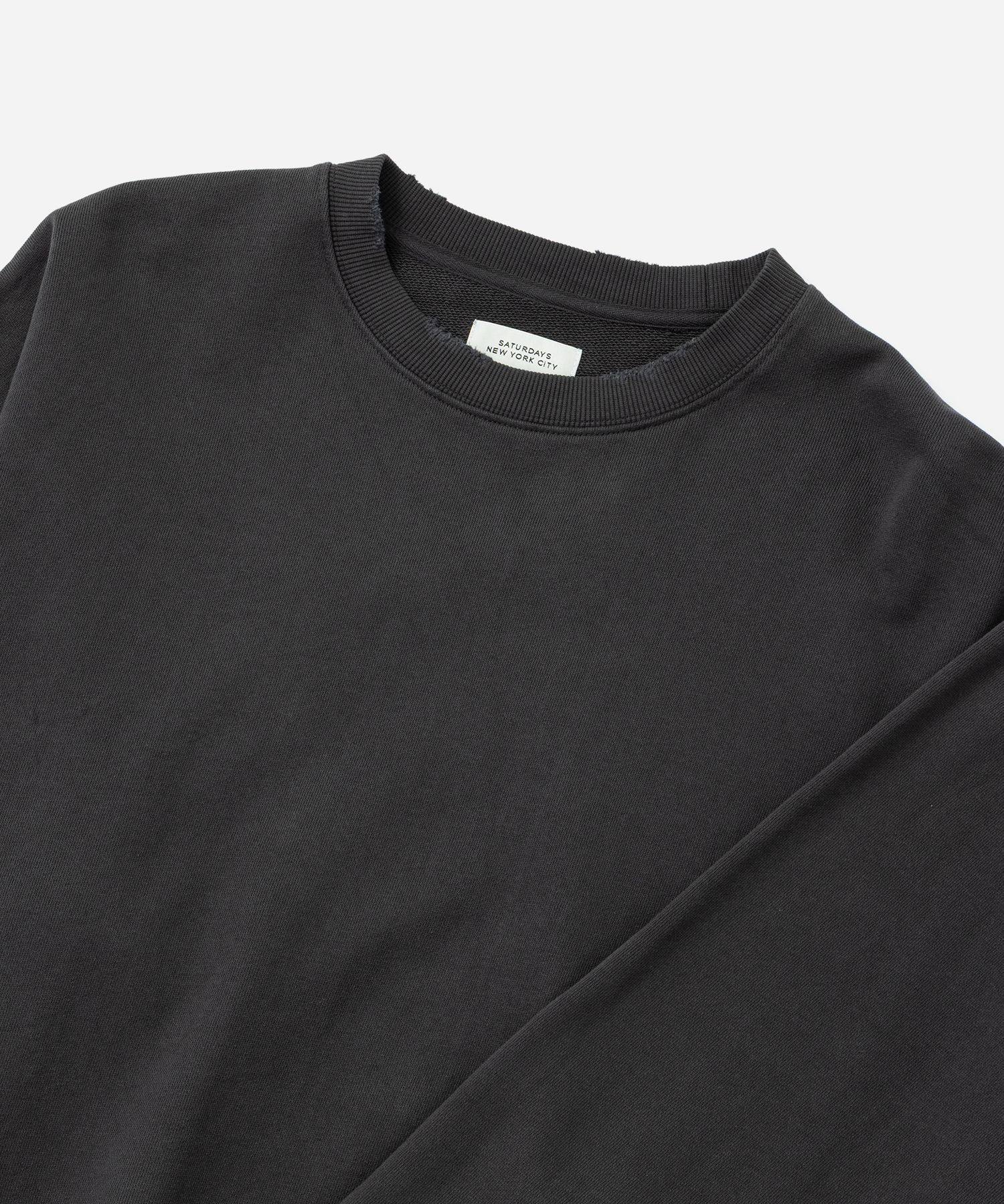 Bowery Garment Dyed Slash Sweatshirt