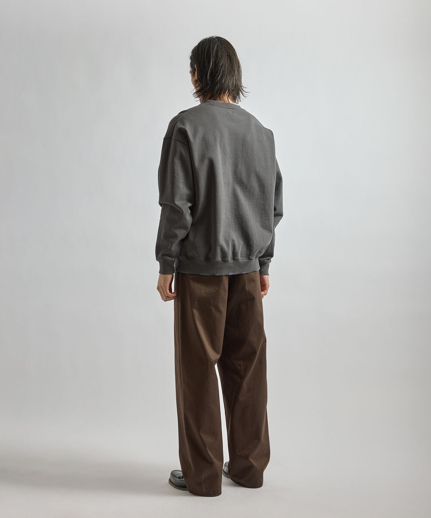 Bowery Garment Dyed Slash Sweatshirt