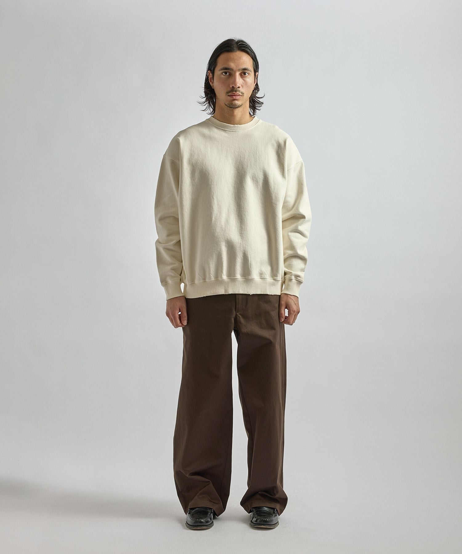 Bowery Garment Dyed Slash Sweatshirt | Saturdays NYC Japan
