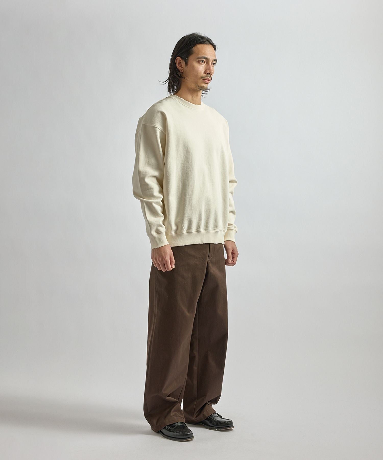 Bowery Garment Dyed Slash Sweatshirt