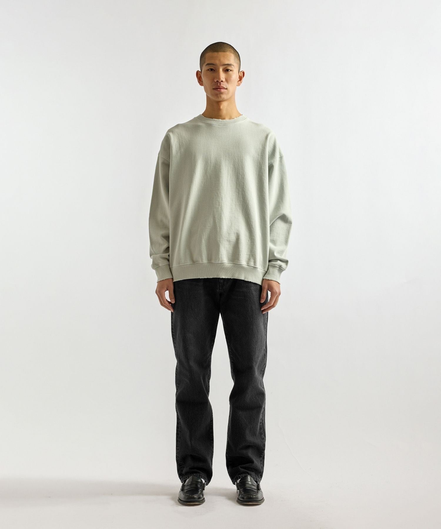 Bowery Garment Dyed Slash Sweatshirt