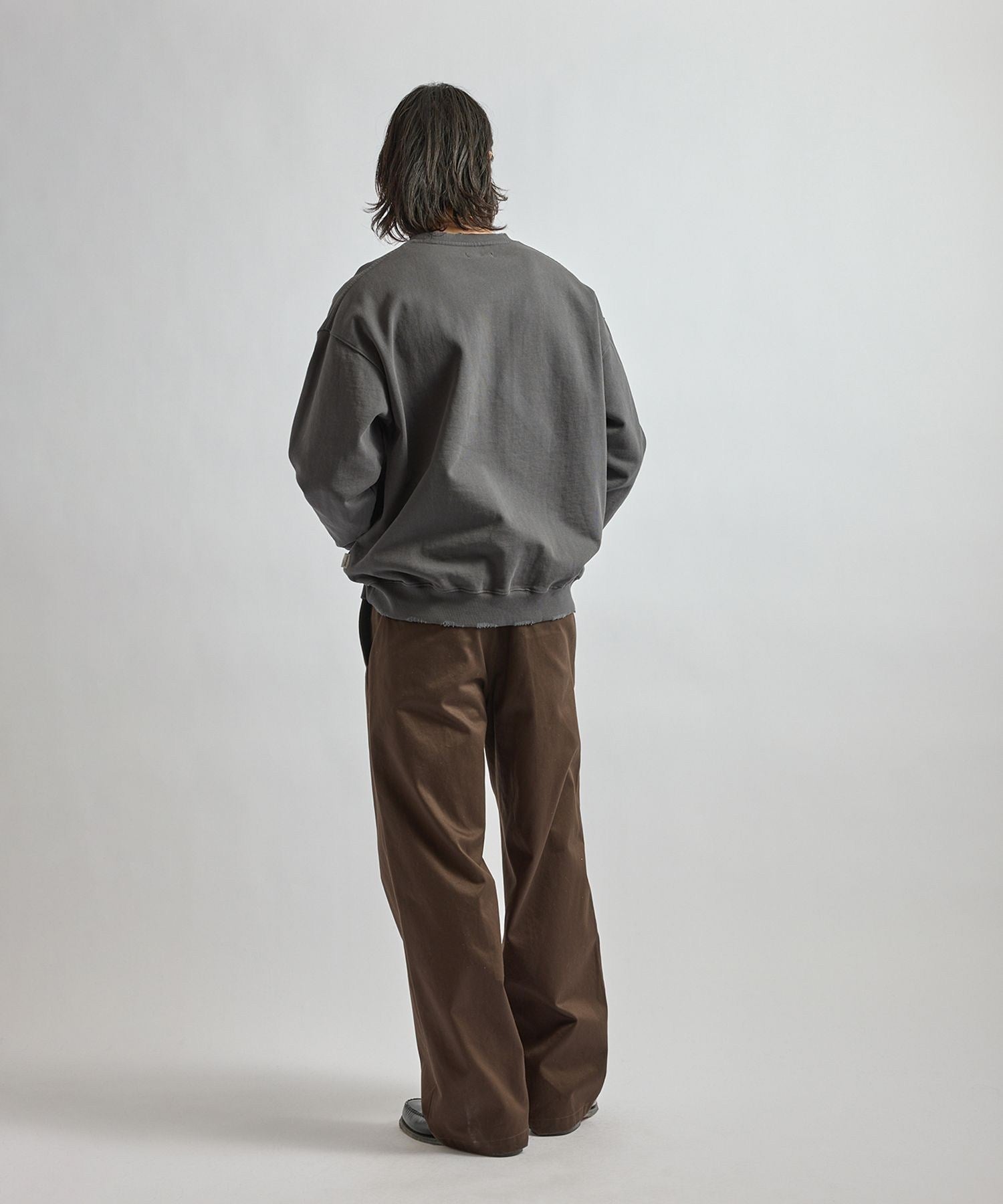 Bowery Garment Dyed Slash Sweatshirt