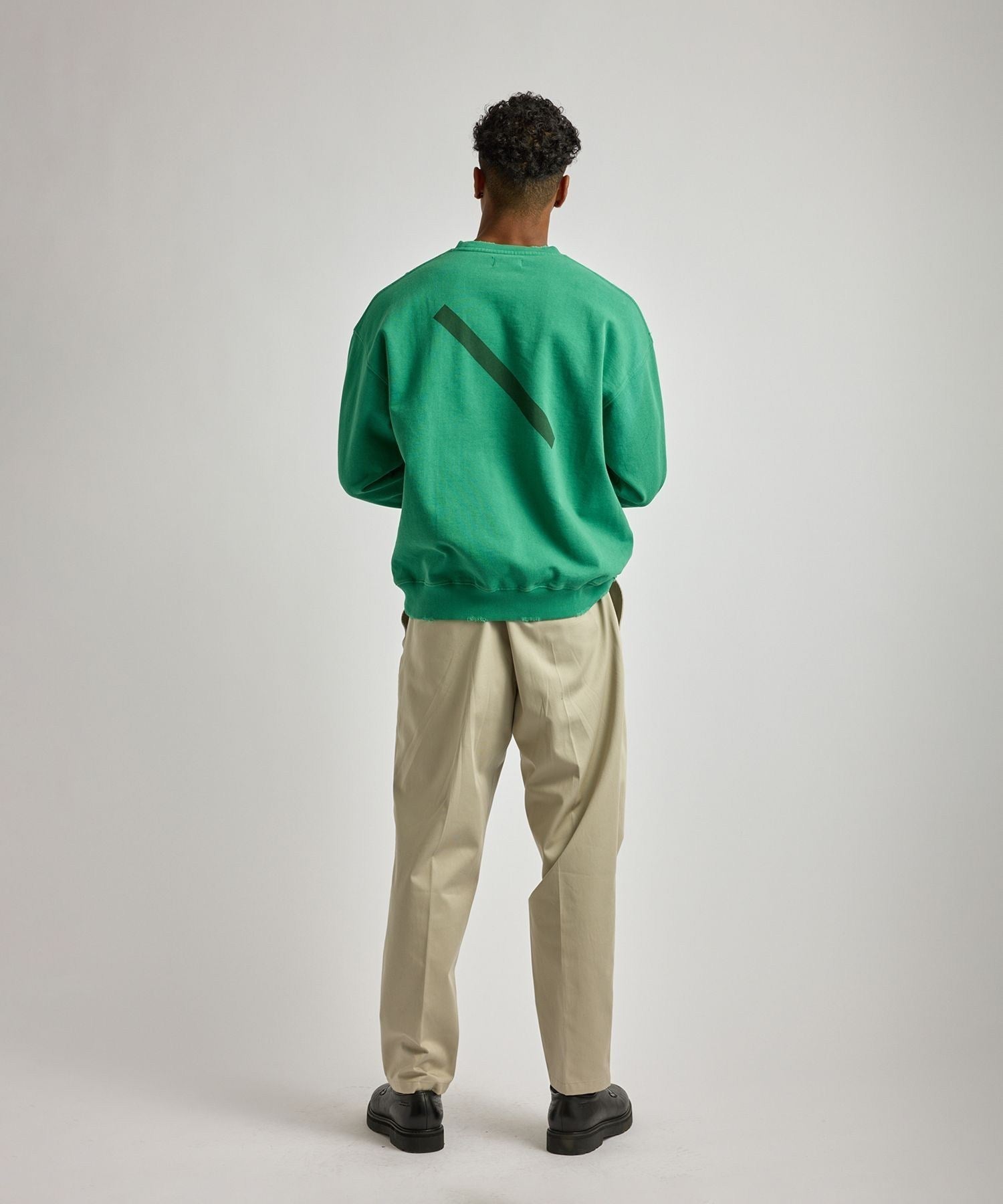 Bowery Garment Dyed Slash Sweatshirt
