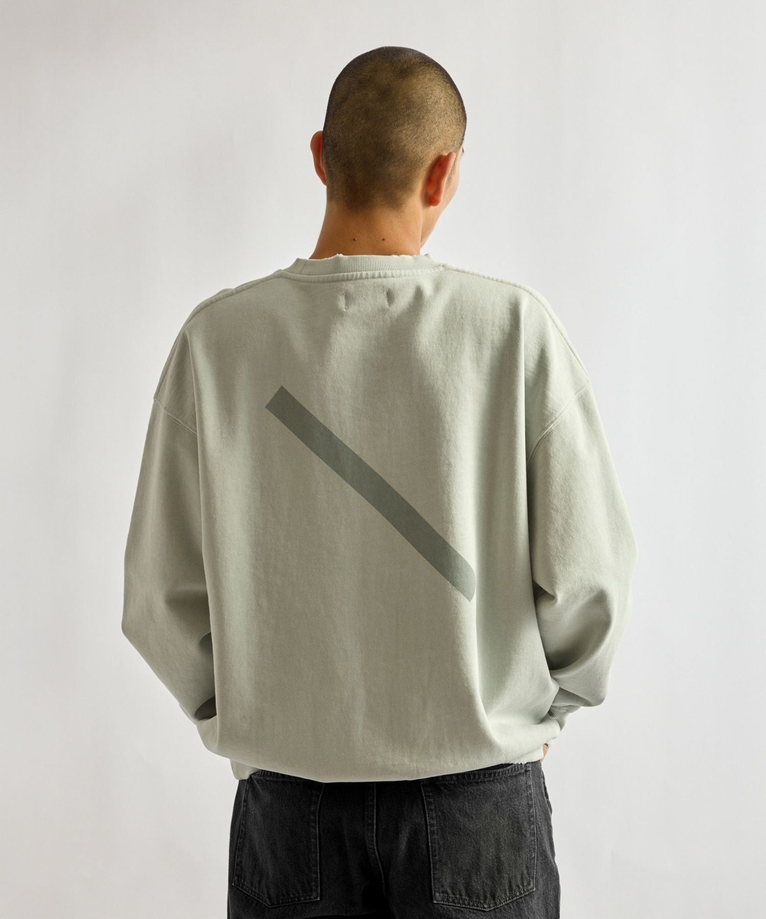 Bowery Garment Dyed Slash Sweatshirt