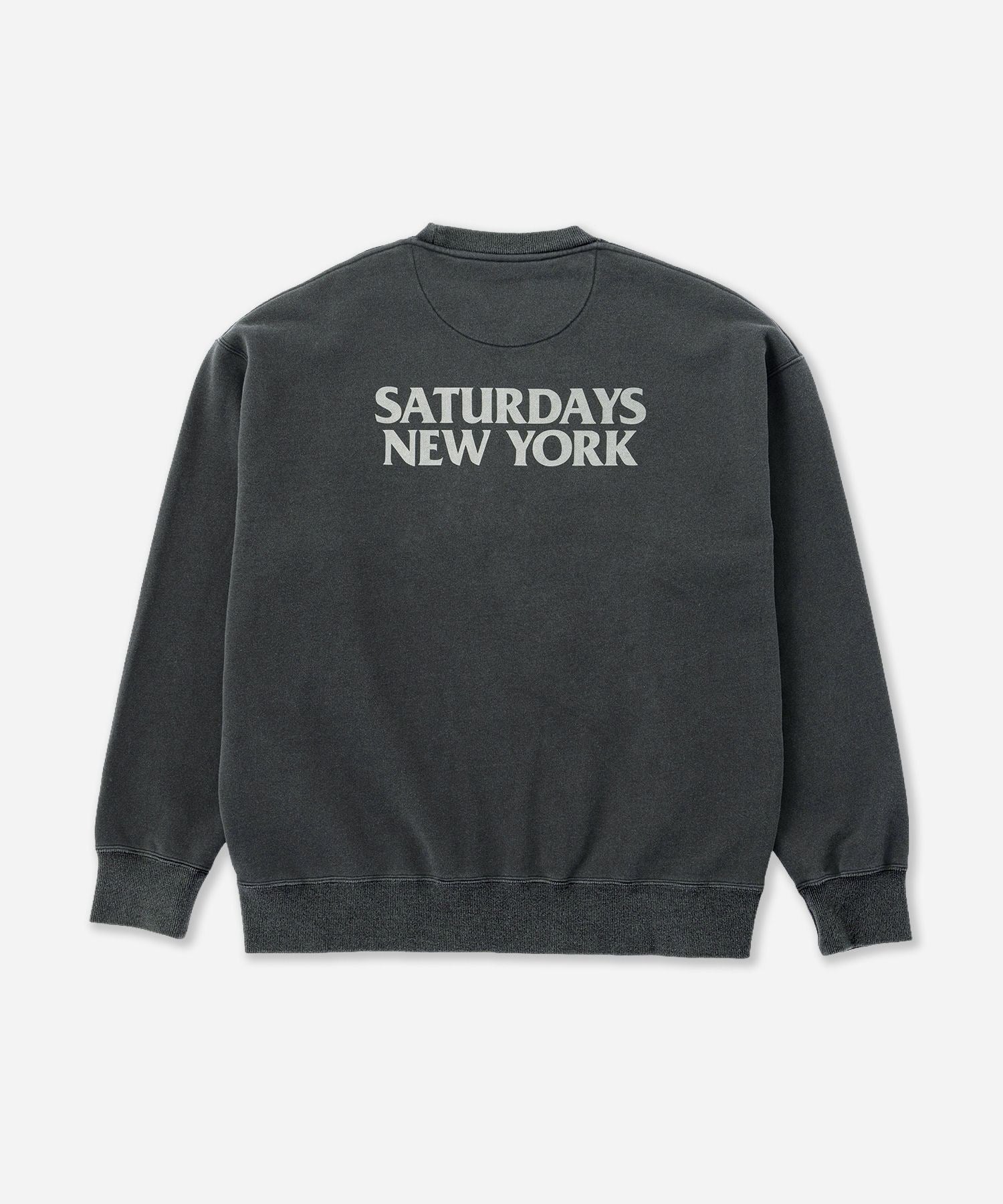 Ari Relaxed Ozone Washed Sweatshirt | Saturdays NYC Japan