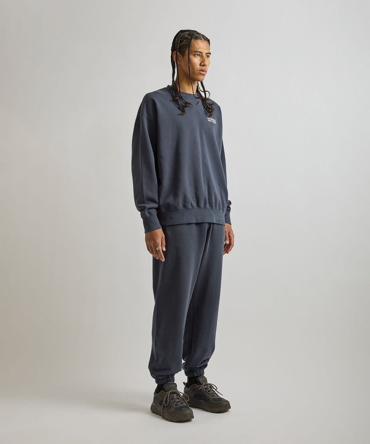Ari Relaxed Ozone Washed Sweatshirt