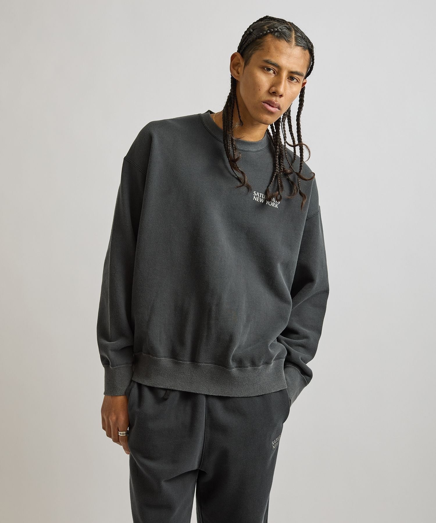 Ari Relaxed Ozone Washed Sweatshirt