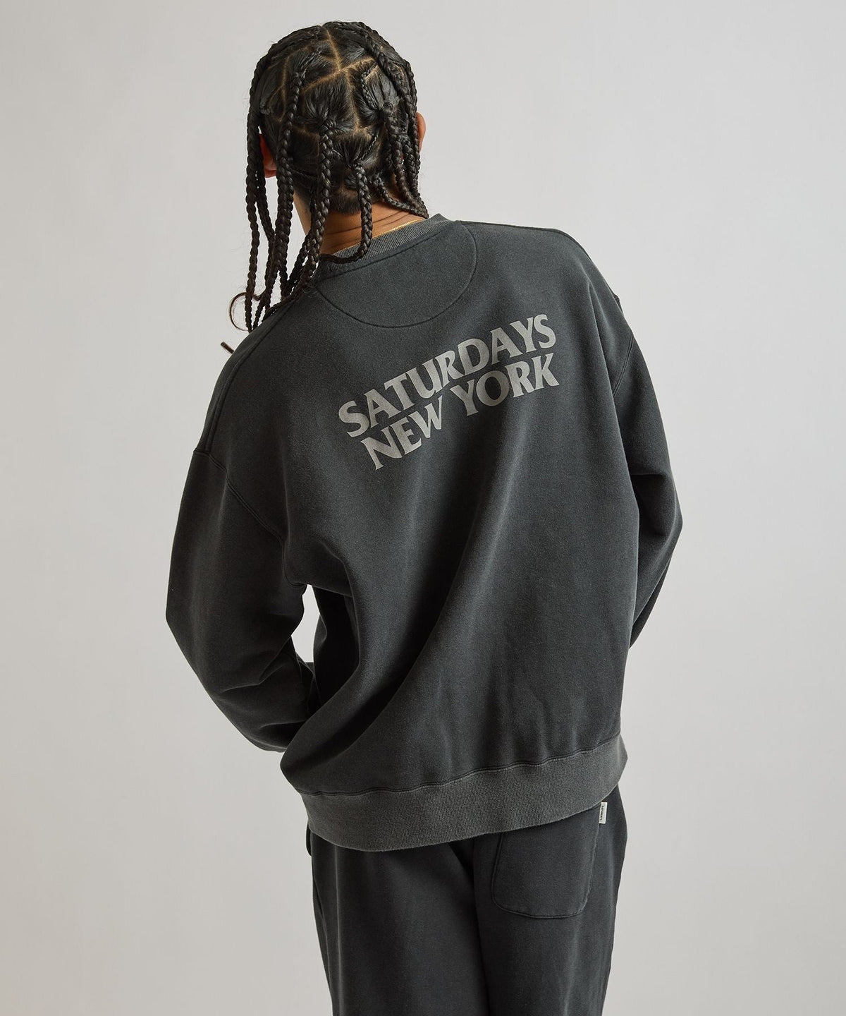 Ari Relaxed Ozone Washed Sweatshirt