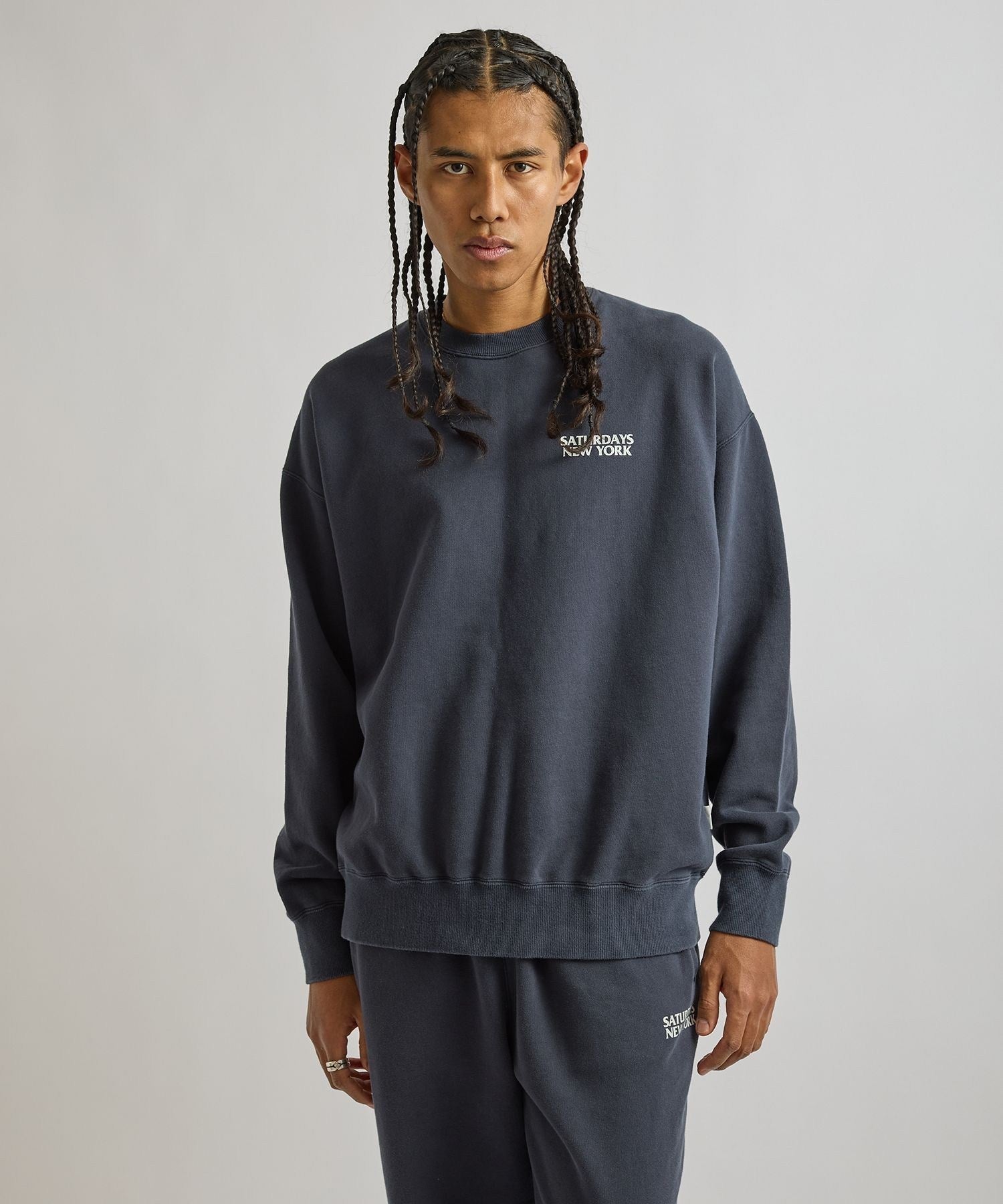 Ari Relaxed Ozone Washed Sweatshirt