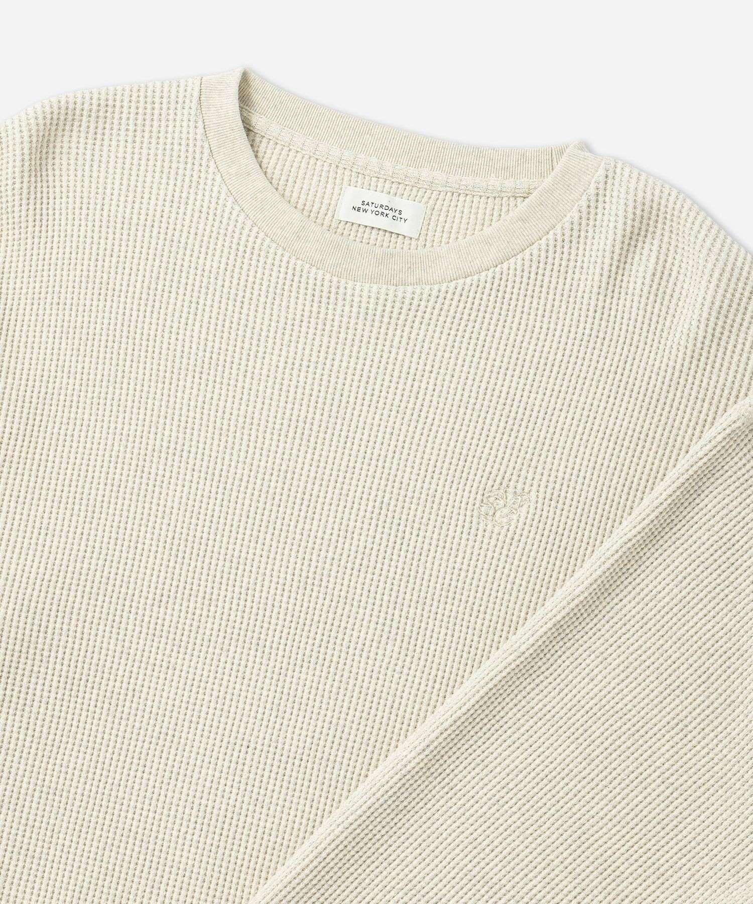 Alex Heavy Waffle Relaxed LS Tee