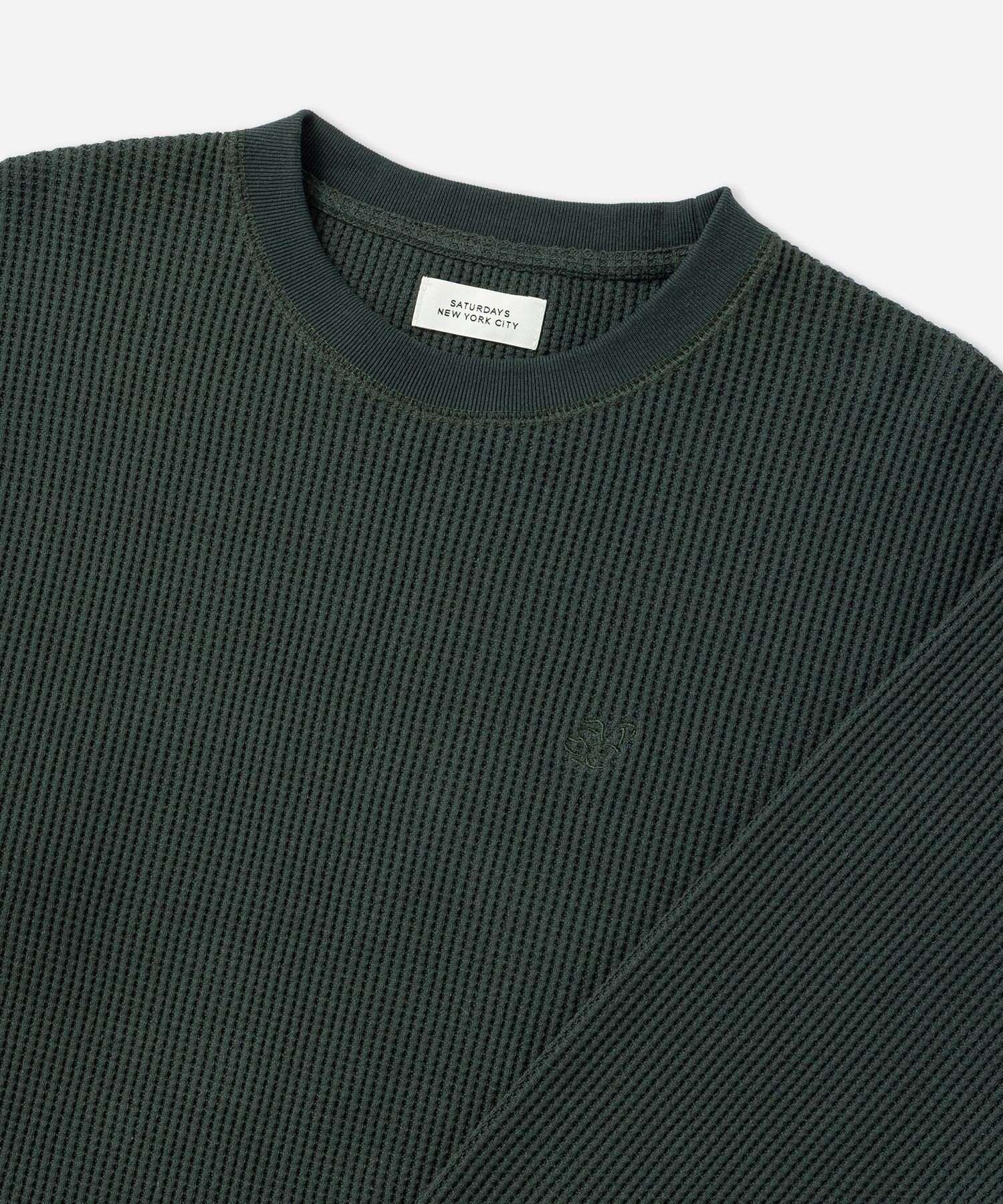 Alex Heavy Waffle Relaxed LS Tee