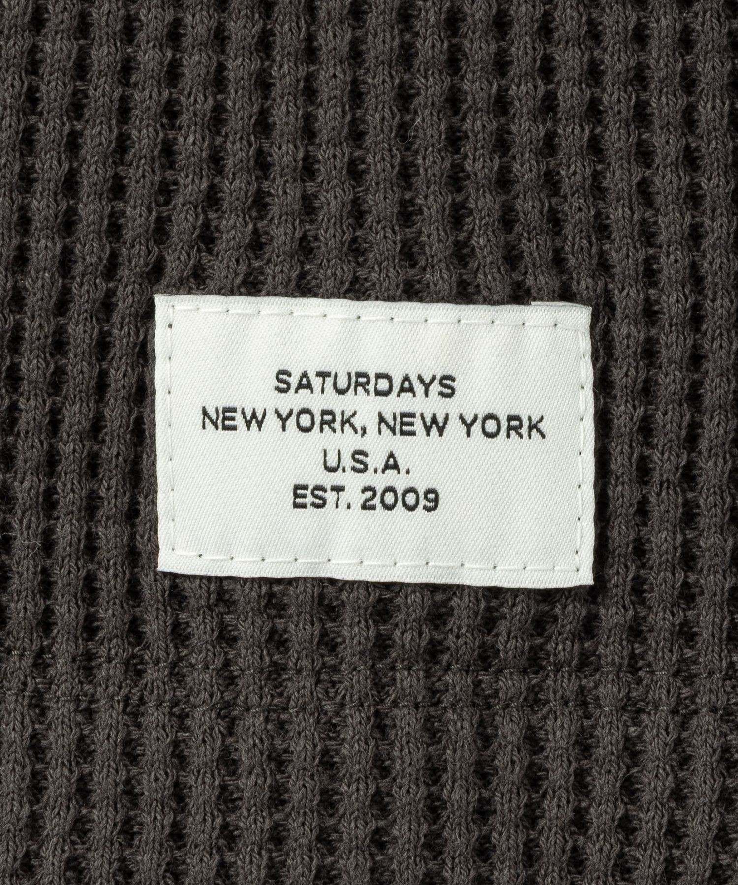 Alex Heavy Waffle Relaxed LS Tee