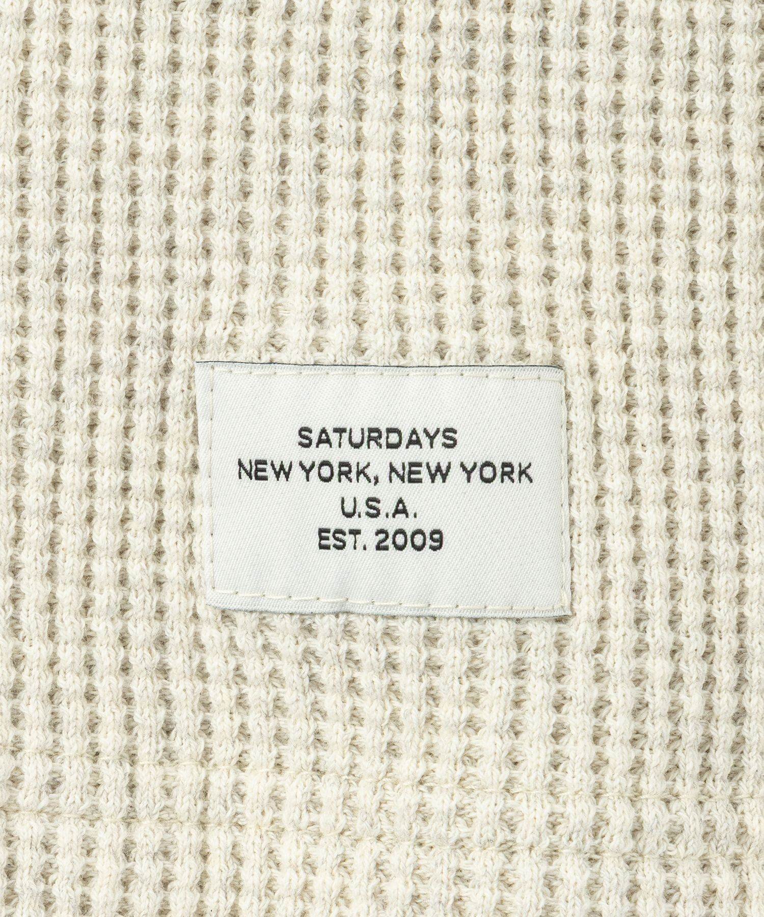 Alex Heavy Waffle Relaxed LS Tee