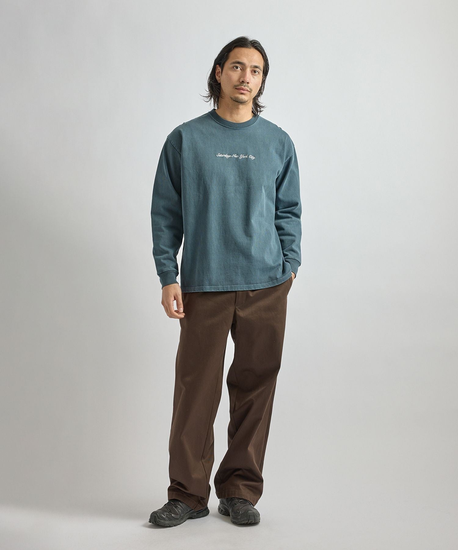 Max Weight Pigment Dyed LS T-Shirt