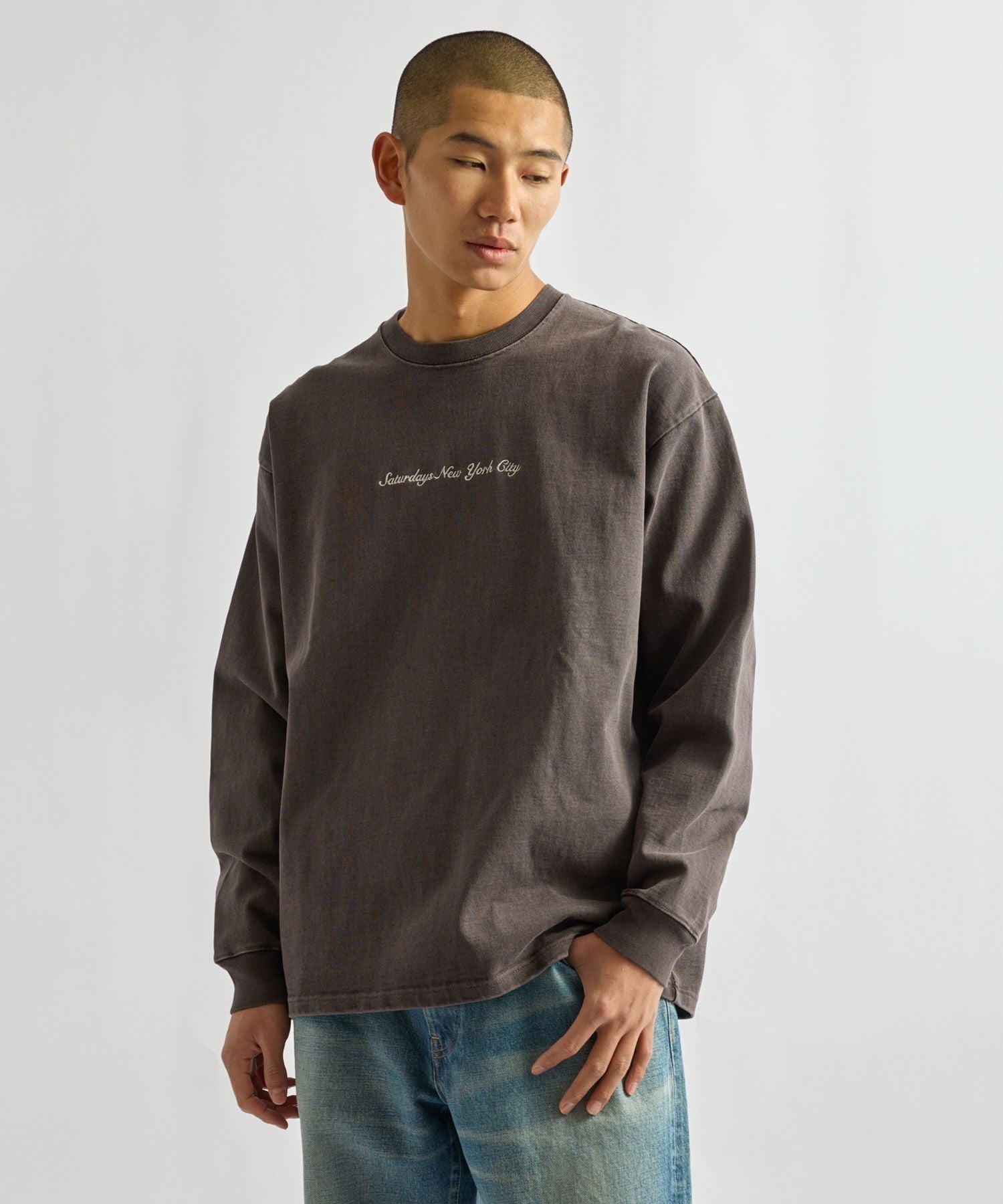 Max Weight Pigment Dyed LS T-Shirt