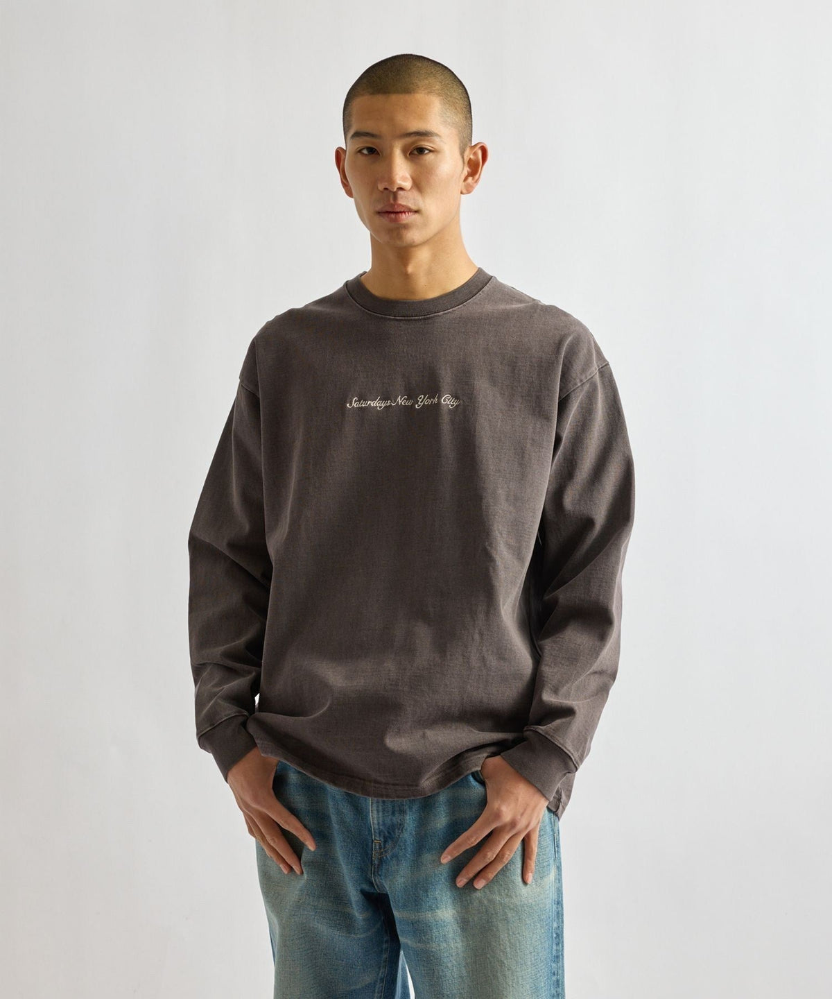 Max Weight Pigment Dyed LS T-Shirt