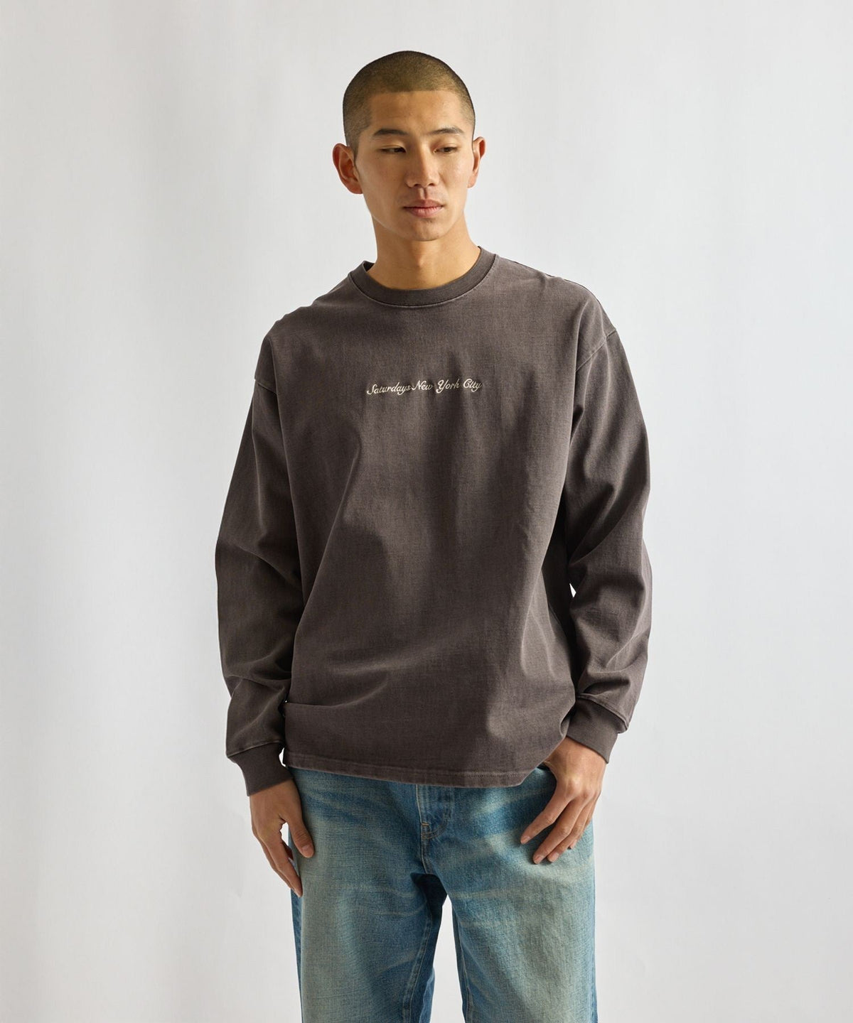 Max Weight Pigment Dyed LS T-Shirt