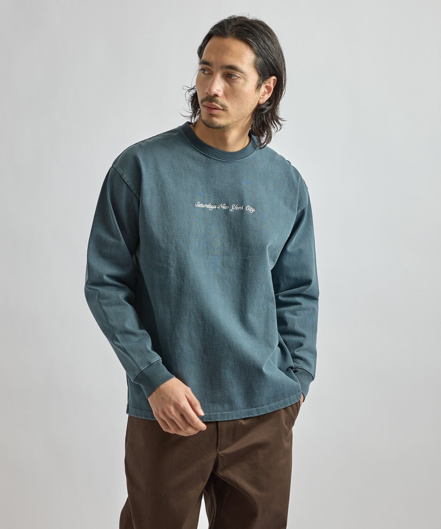 Max Weight Pigment Dyed LS T-Shirt