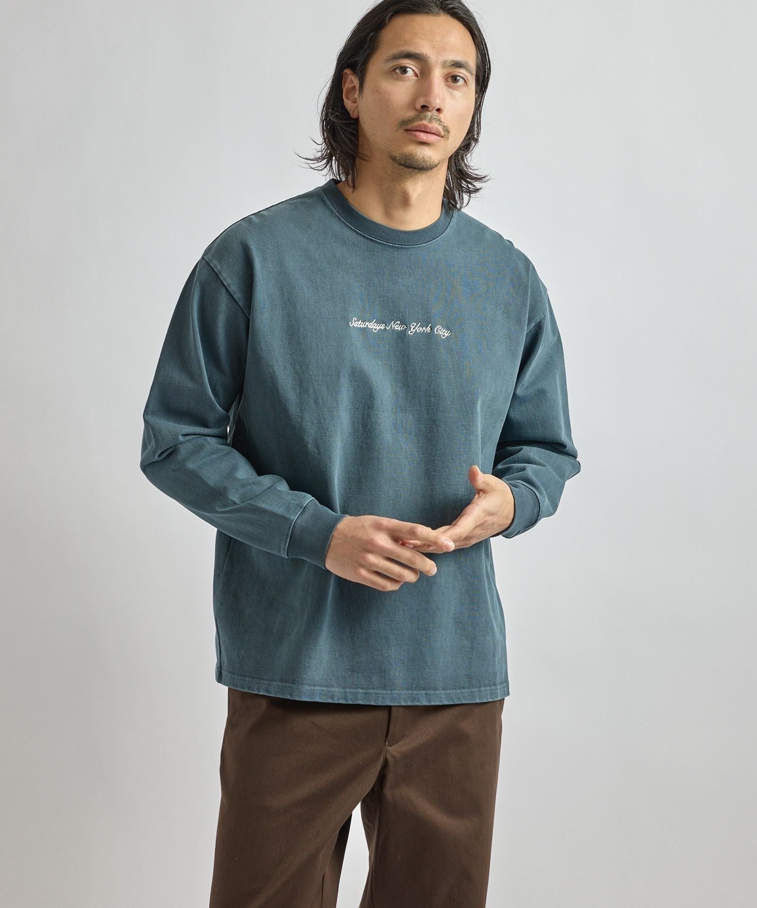 Max Weight Pigment Dyed LS T-Shirt