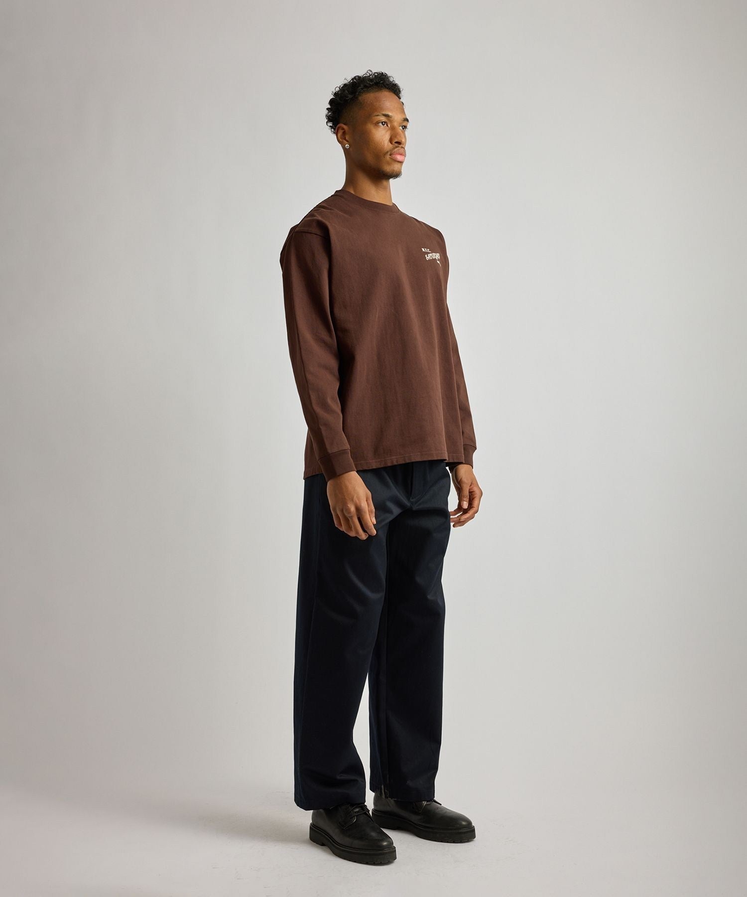 Max Weight Vintage Serif LS T-Shirt