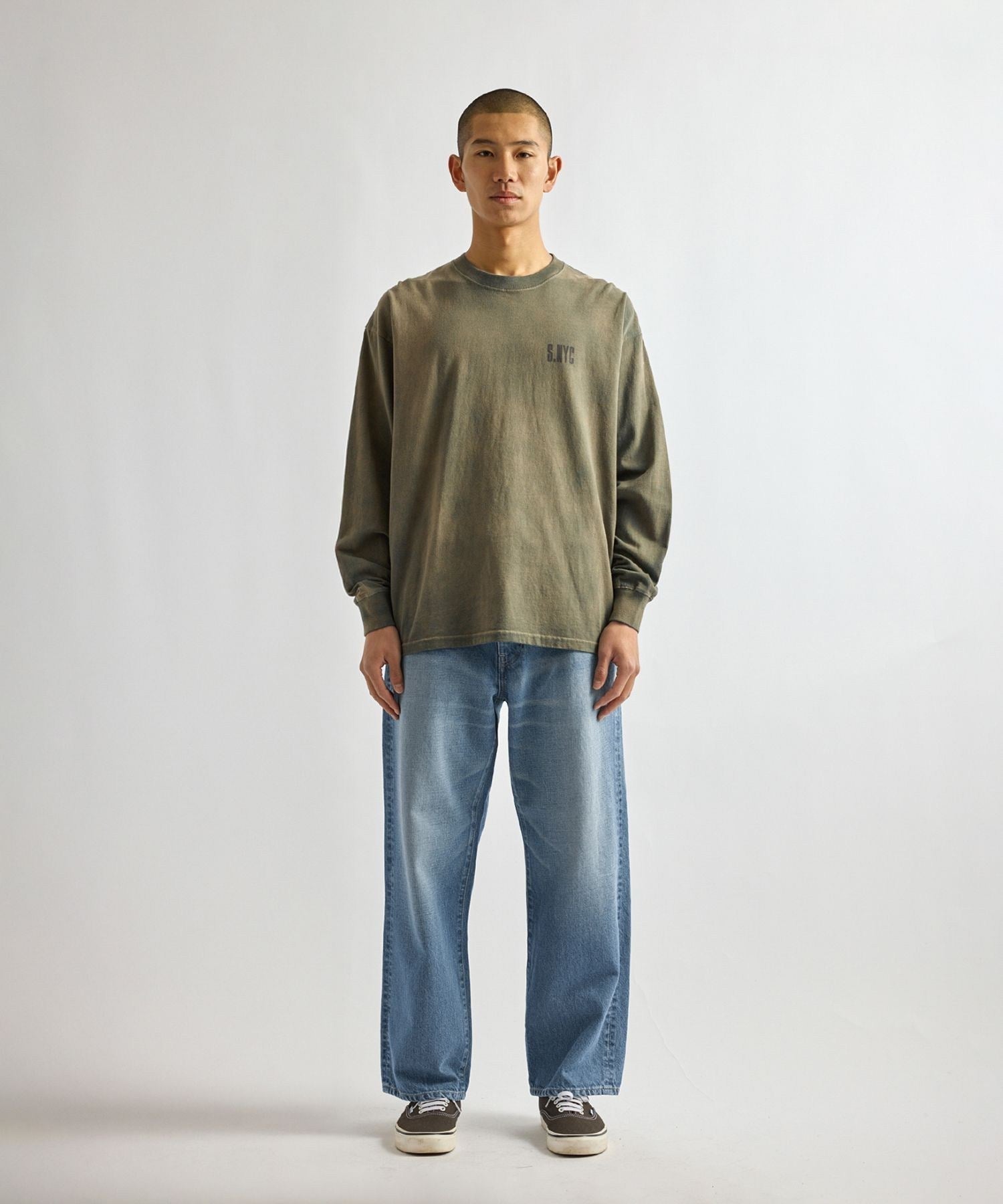 Collegiate Printed LS T-Shirt | Saturdays NYC Japan