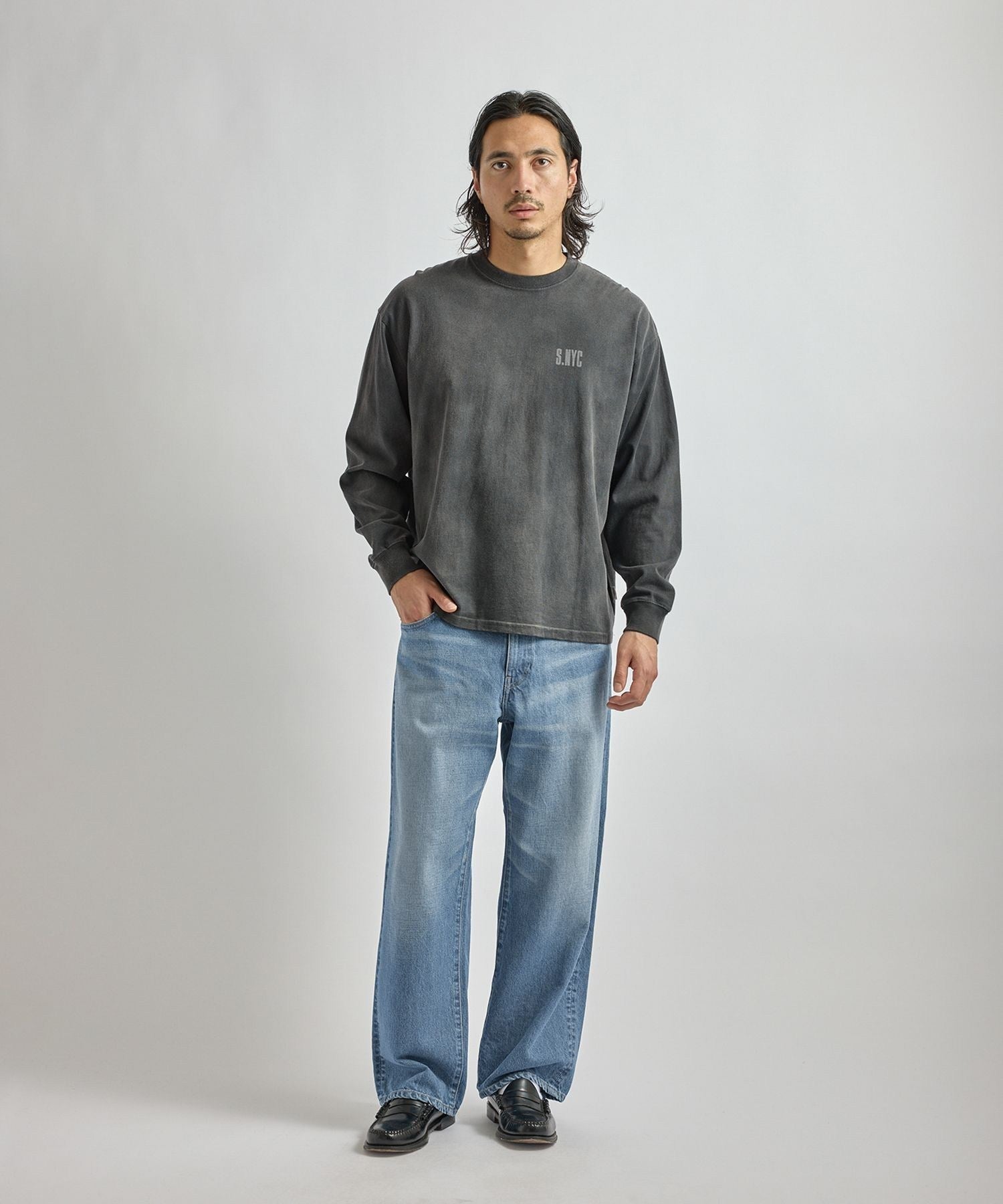 Collegiate Printed LS T-Shirt