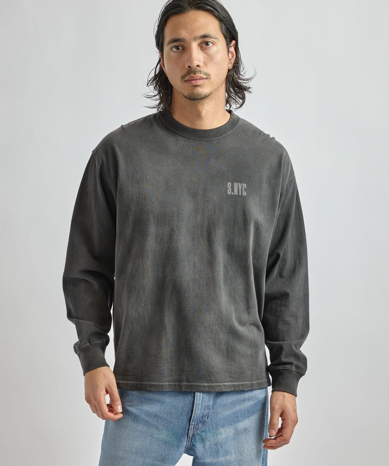 Collegiate Printed LS T-Shirt
