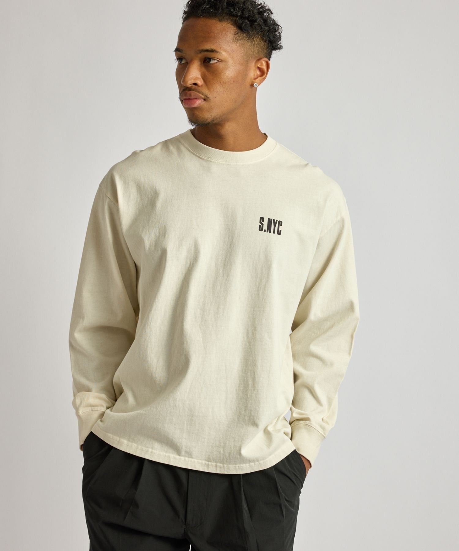 Collegiate Printed LS T-Shirt