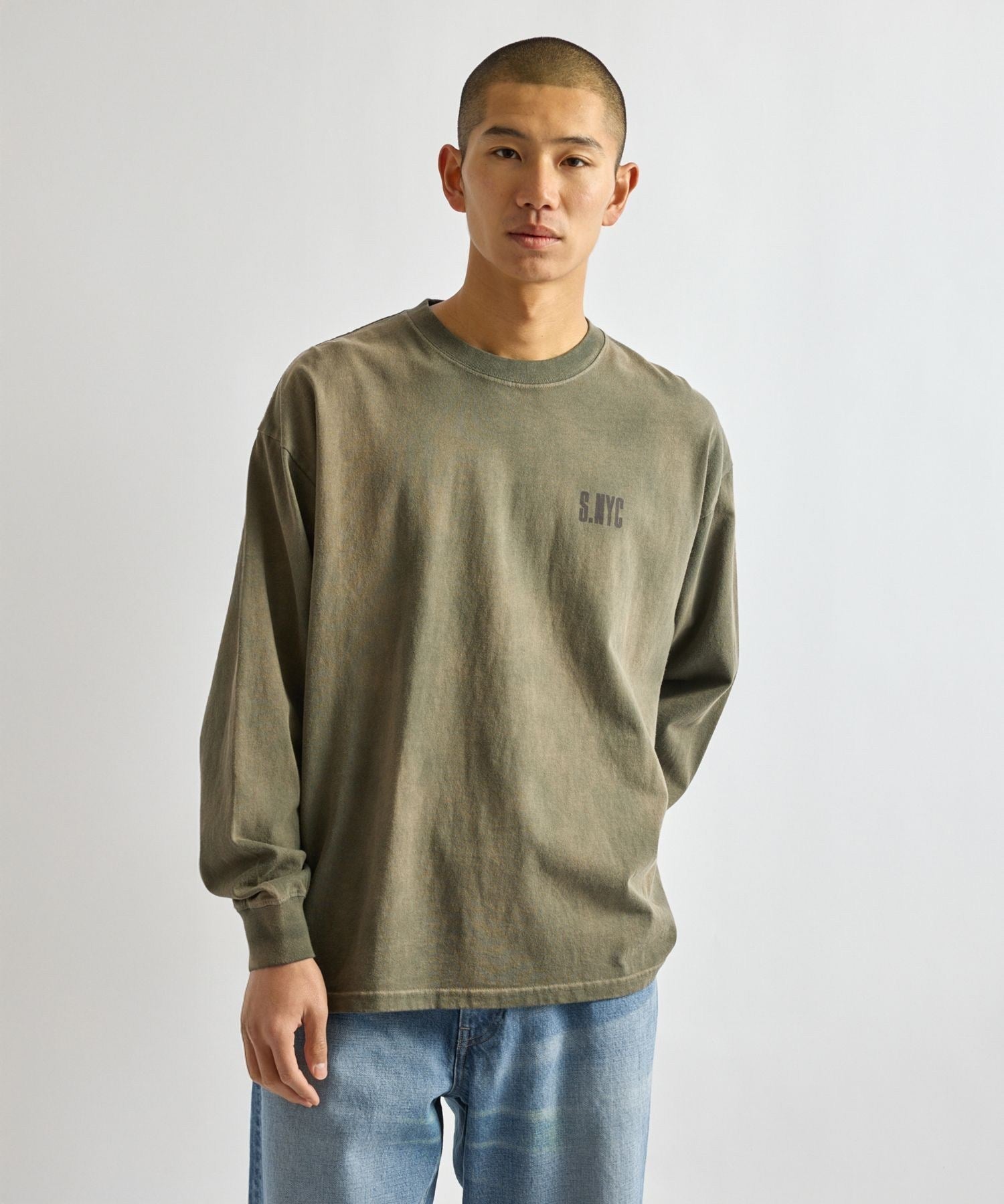 Collegiate Printed LS T-Shirt
