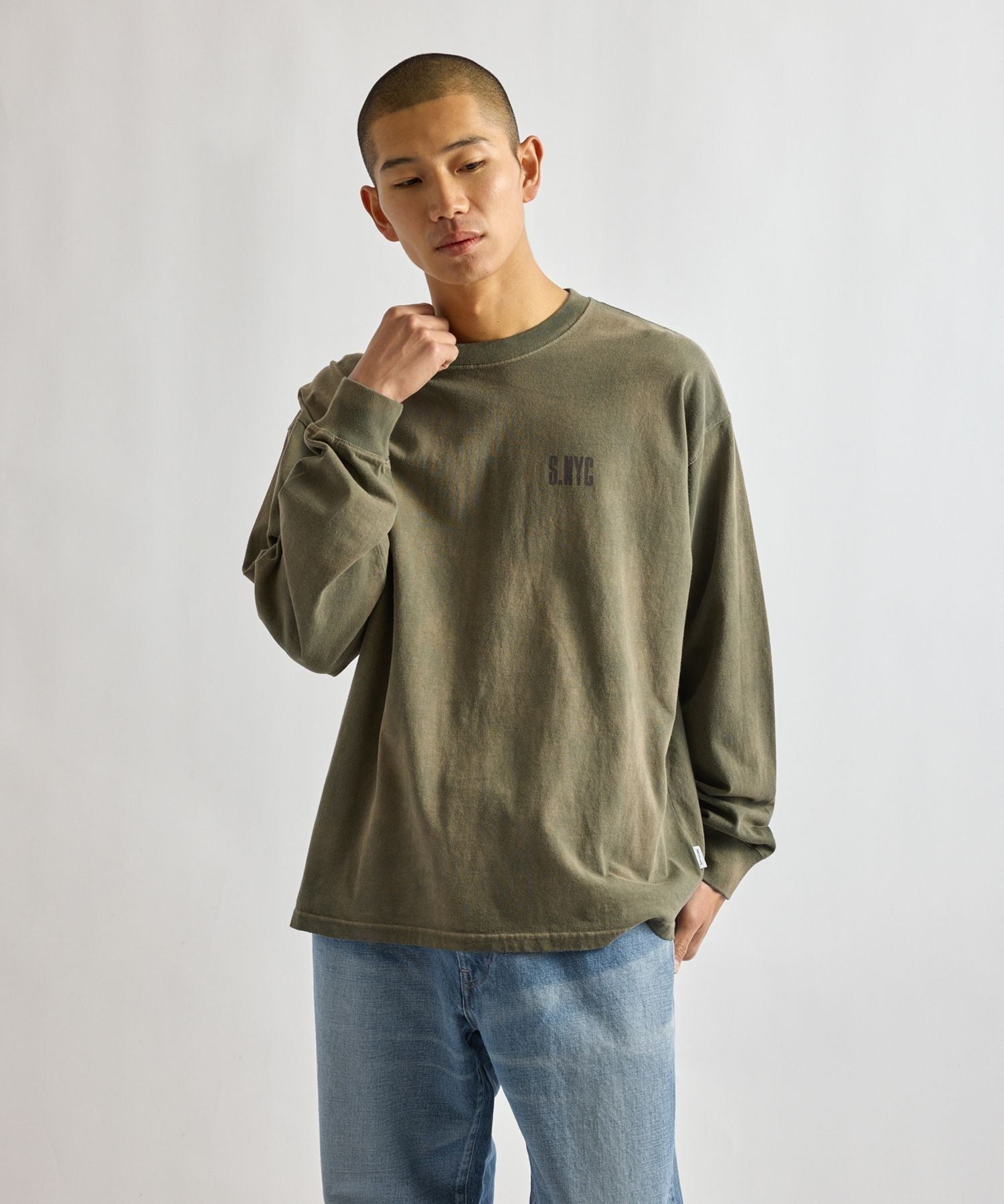 Collegiate Printed LS T-Shirt