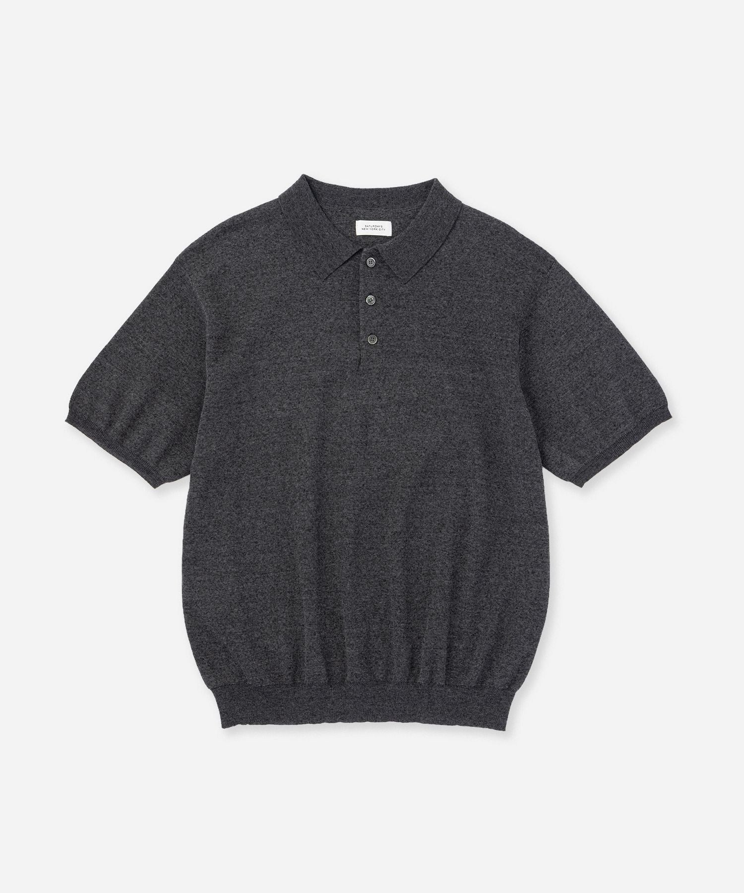 Jahmad Linen Knit Polo | Saturdays NYC Japan