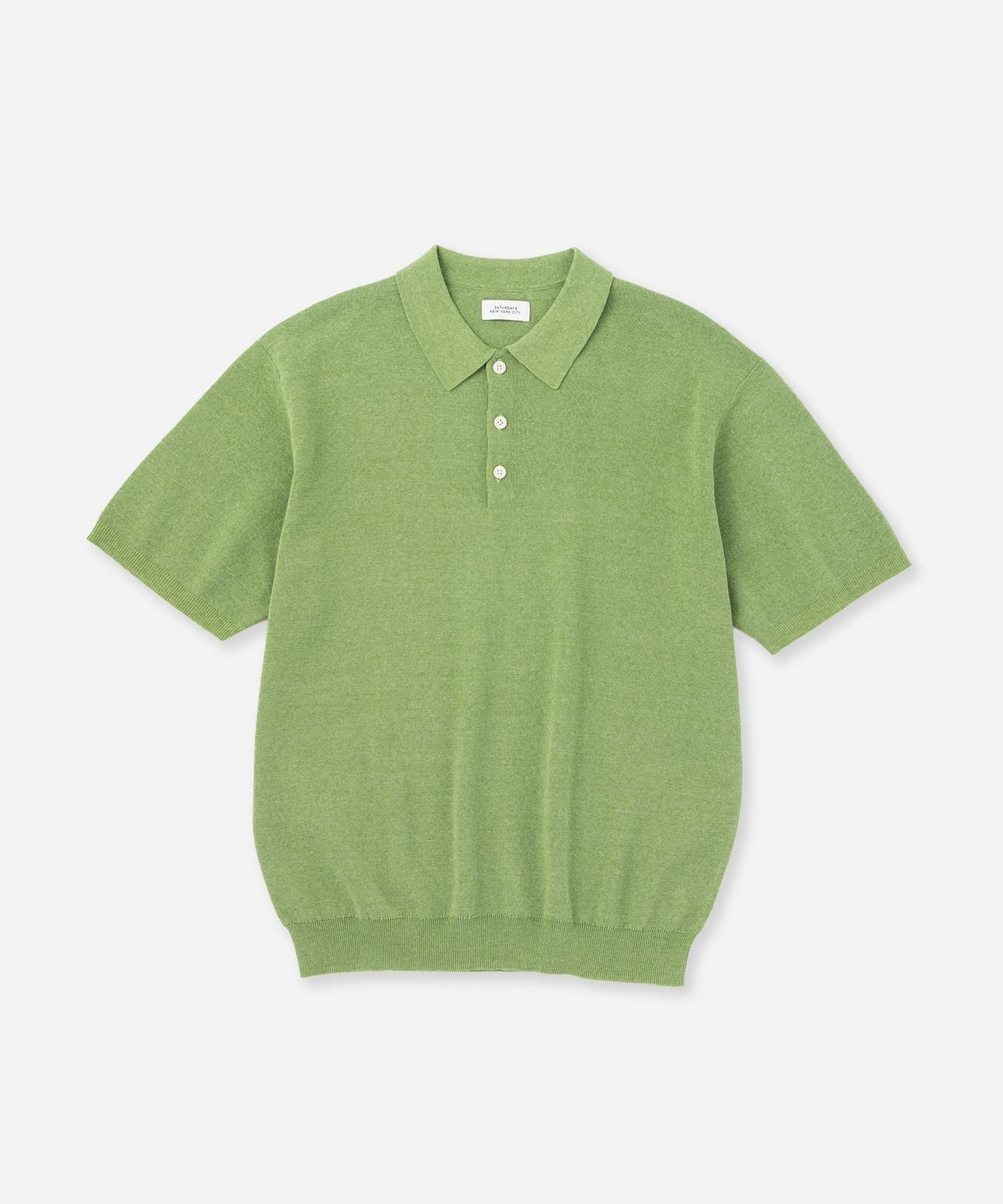 Jahmad Linen Knit Polo | Saturdays NYC Japan