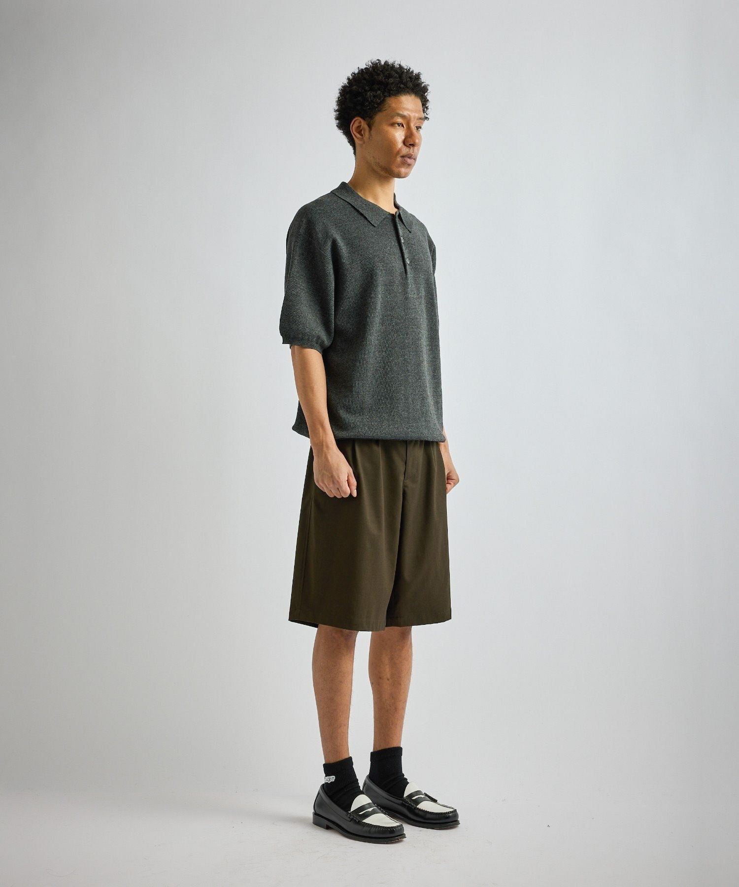 Jahmad Linen Knit Polo | Saturdays NYC Japan