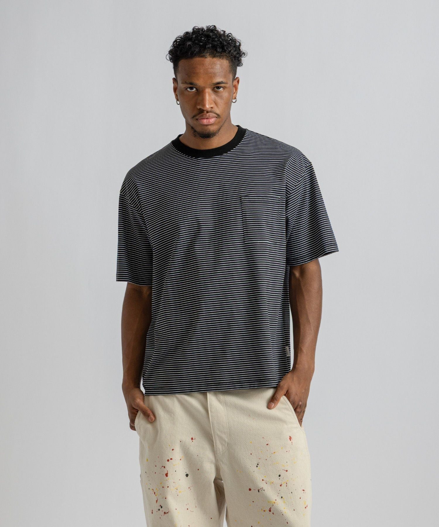 Randall Stripe Relaxed SS Tee