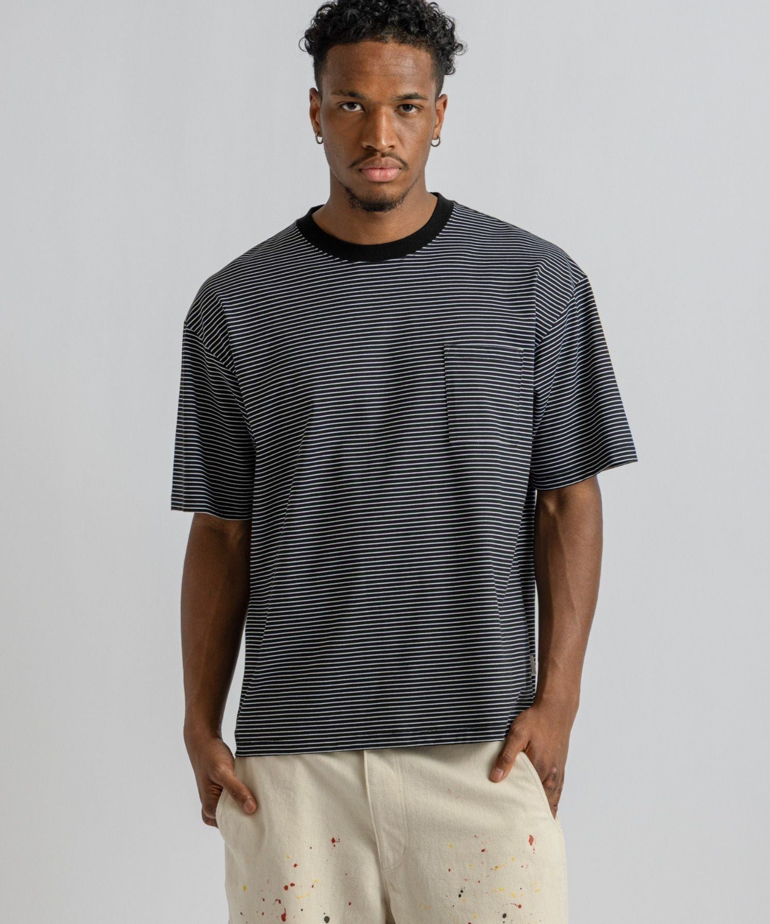 Randall Stripe Relaxed SS Tee