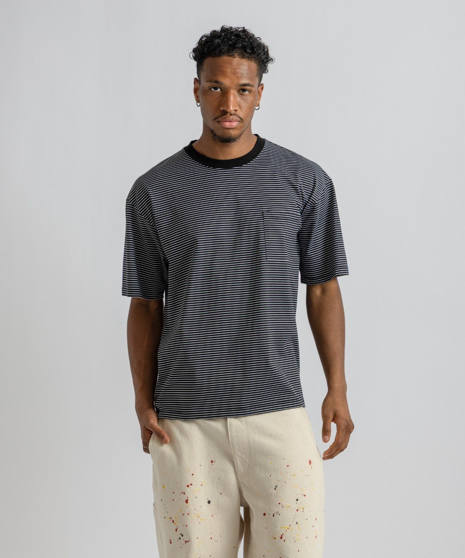 Randall Stripe Relaxed SS Tee