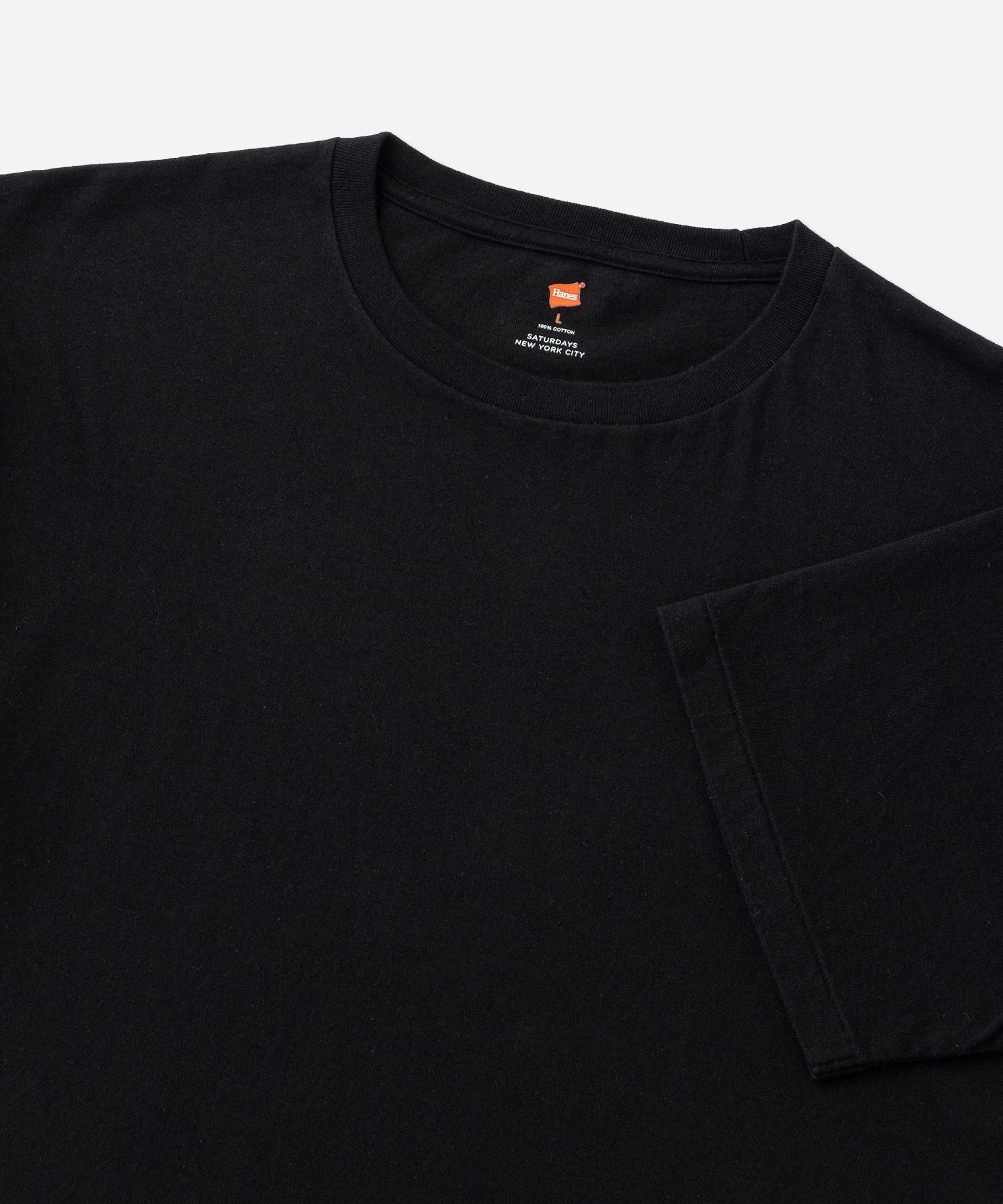 【予約】Hanes x Saturdays NYC Washed Cotton Short Sleeve T-Shirts 2P