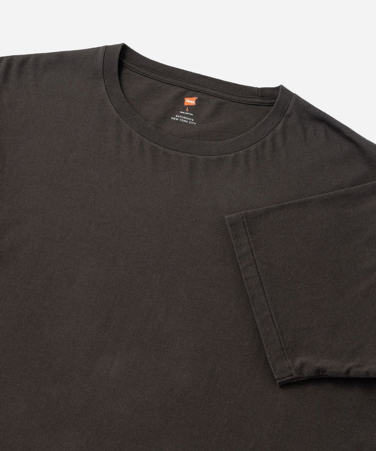 Hanes x Saturdays NYC Washed Cotton Short Sleeve T-Shirts 2P