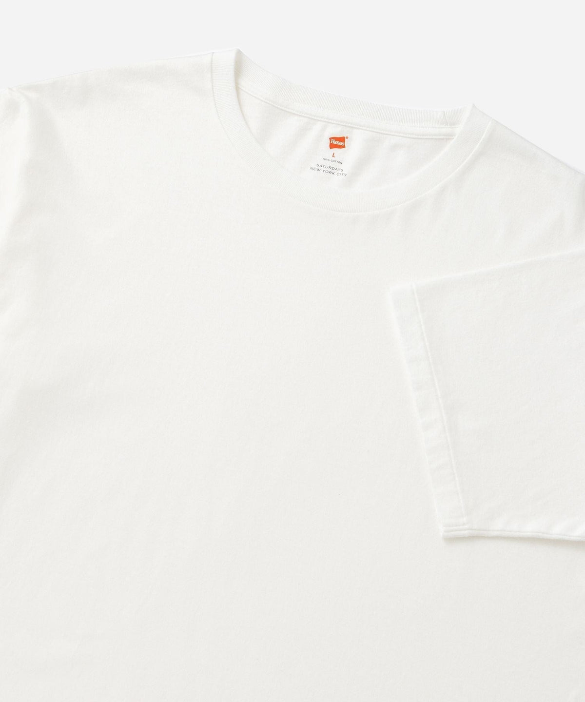 Hanes x Saturdays NYC Washed Cotton Short Sleeve T-Shirts 2P