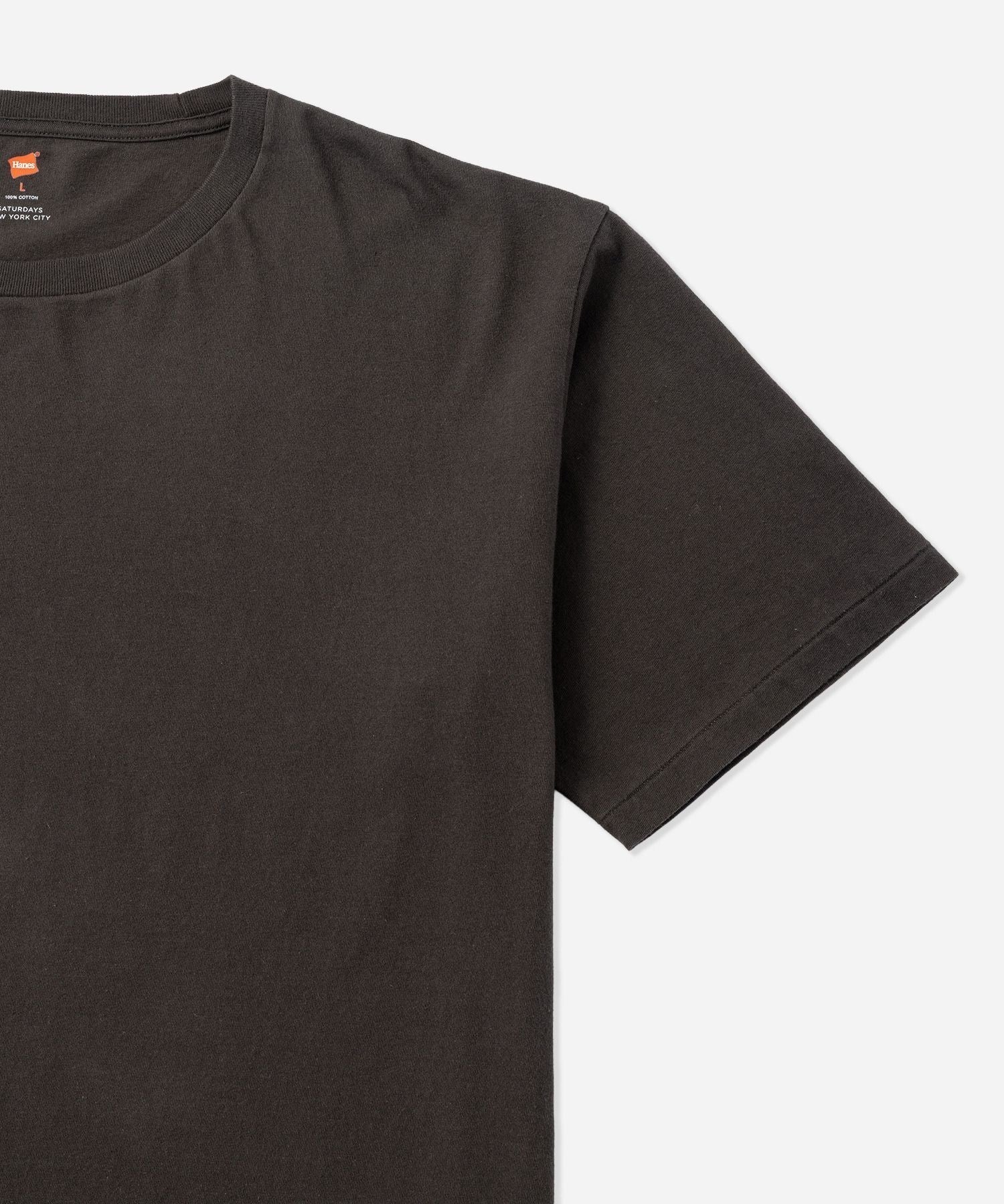 【予約】Hanes x Saturdays NYC Washed Cotton Short Sleeve T-Shirts 2P