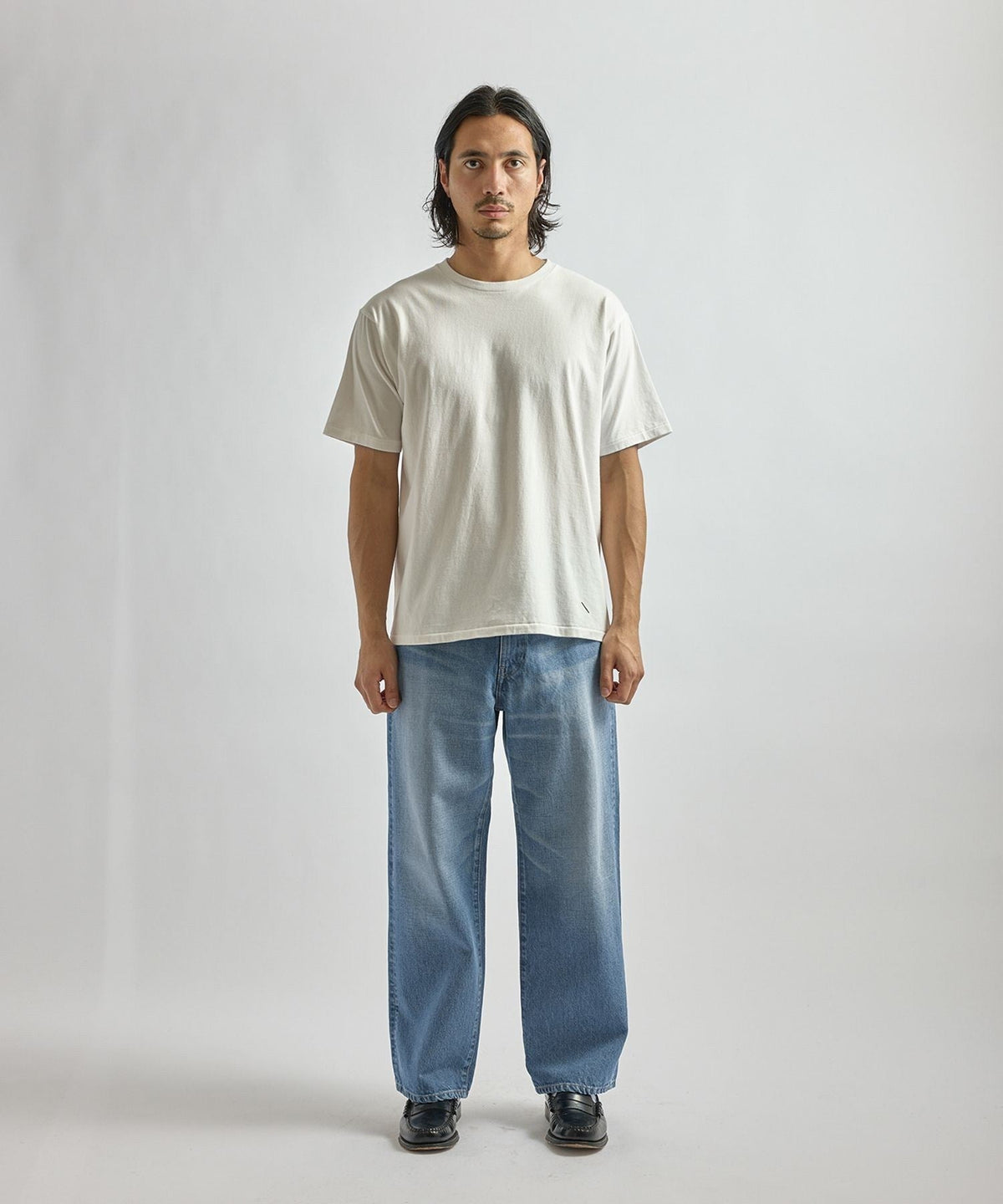 Hanes x Saturdays NYC Washed Cotton Short Sleeve T-Shirts 2P