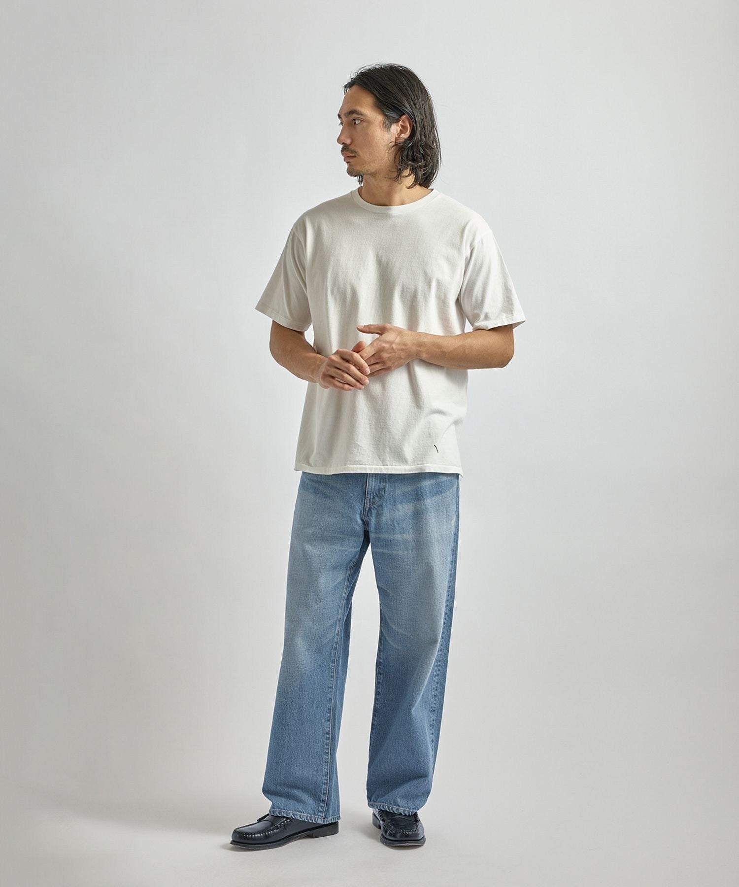 【予約】Hanes x Saturdays NYC Washed Cotton Short Sleeve T-Shirts 2P