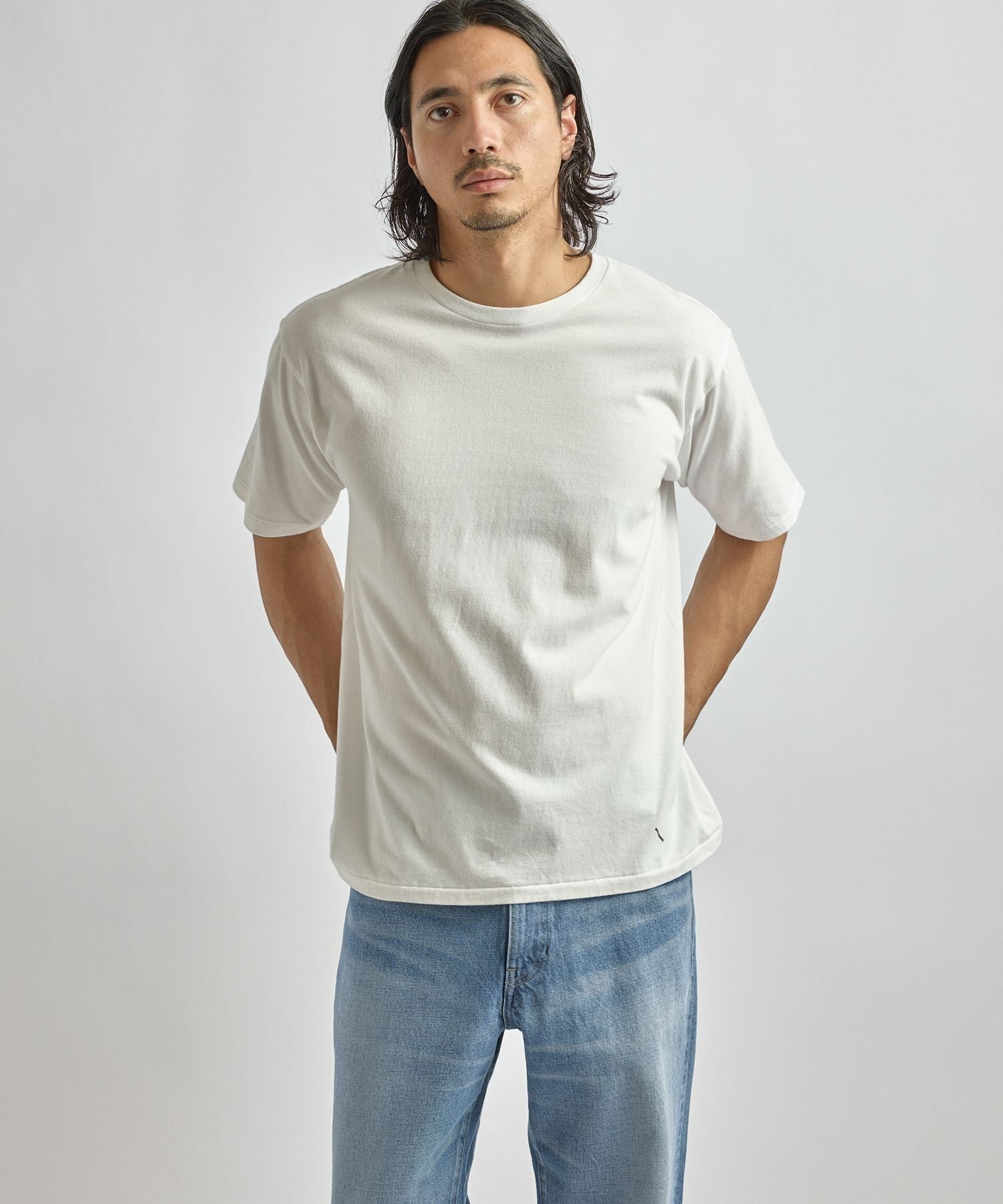 【予約】Hanes x Saturdays NYC Washed Cotton Short Sleeve T-Shirts 2P