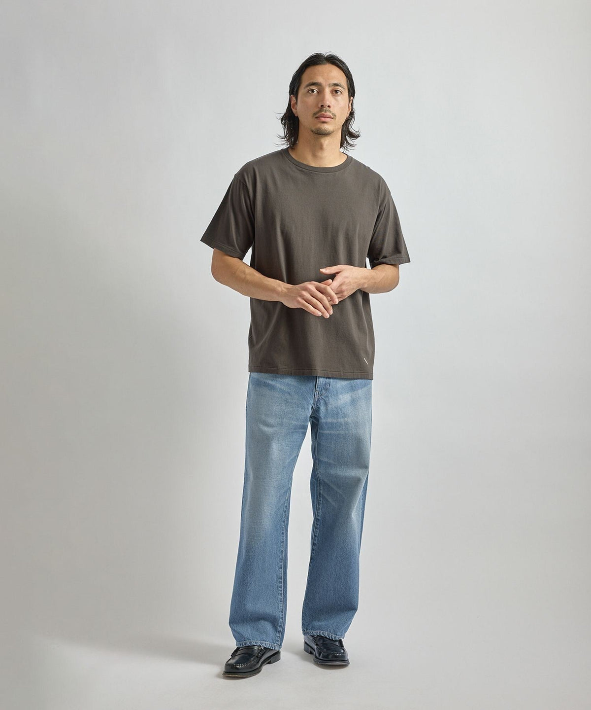 Hanes x Saturdays NYC Washed Cotton Short Sleeve T-Shirts 2P