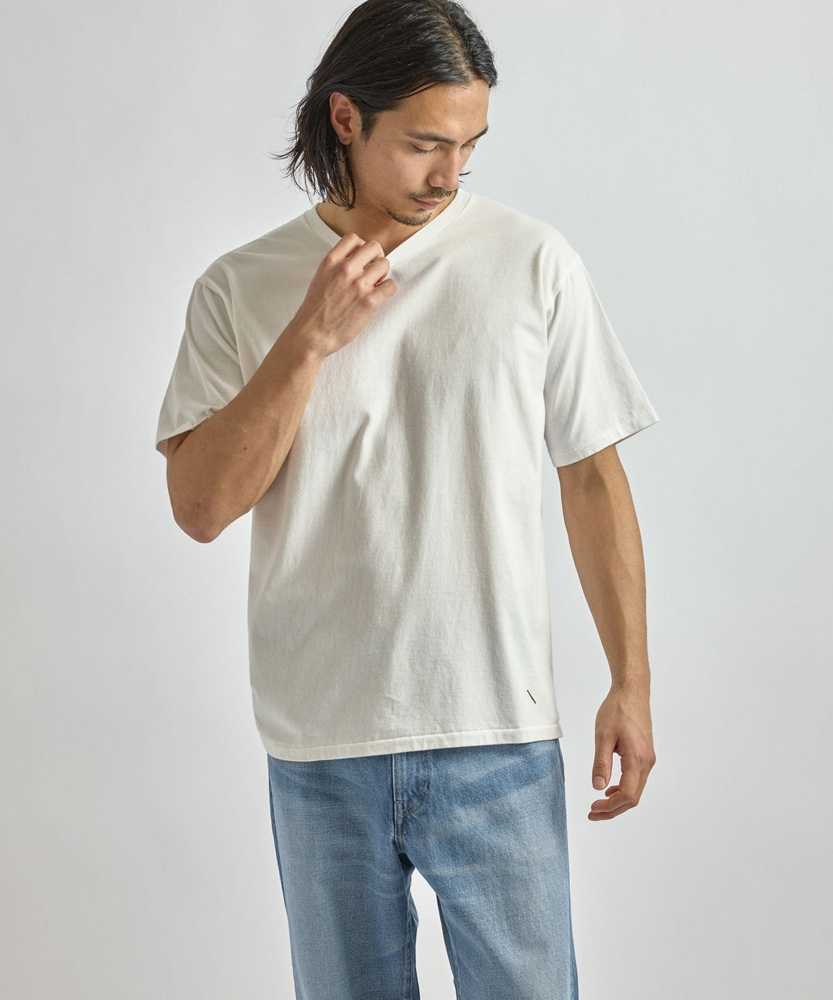 Hanes x Saturdays NYC Washed Cotton Short Sleeve T-Shirts 2P