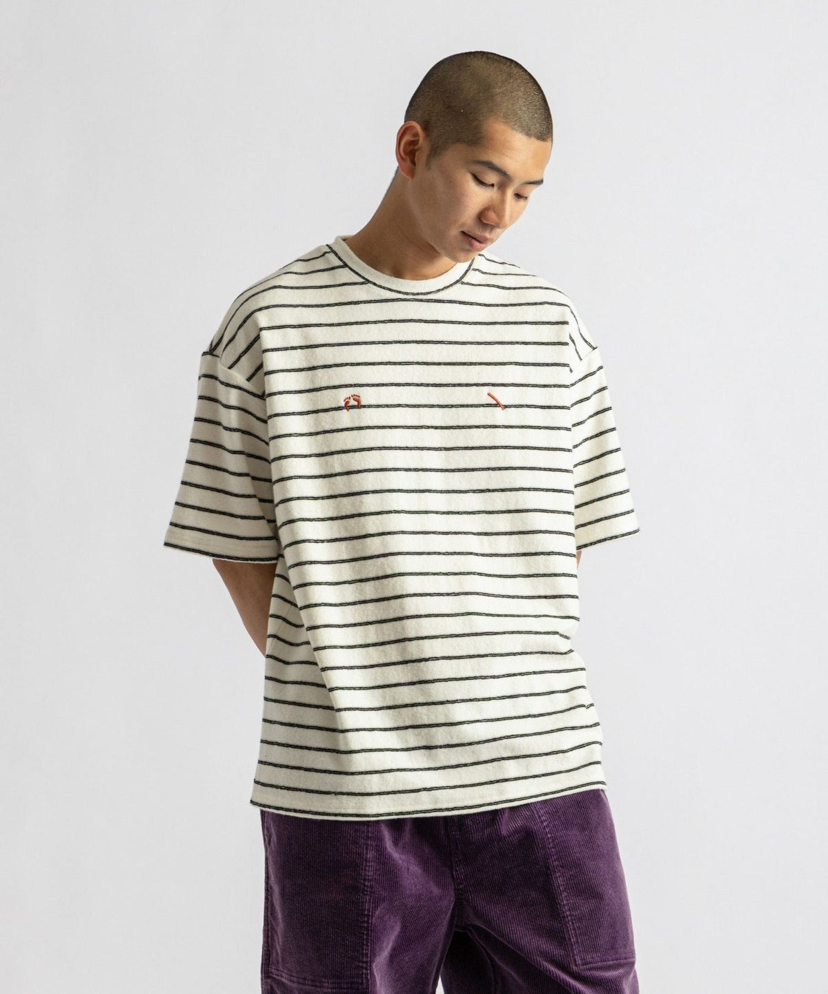 HANG TEN x Saturdays NYC Pile Stripe Tee
