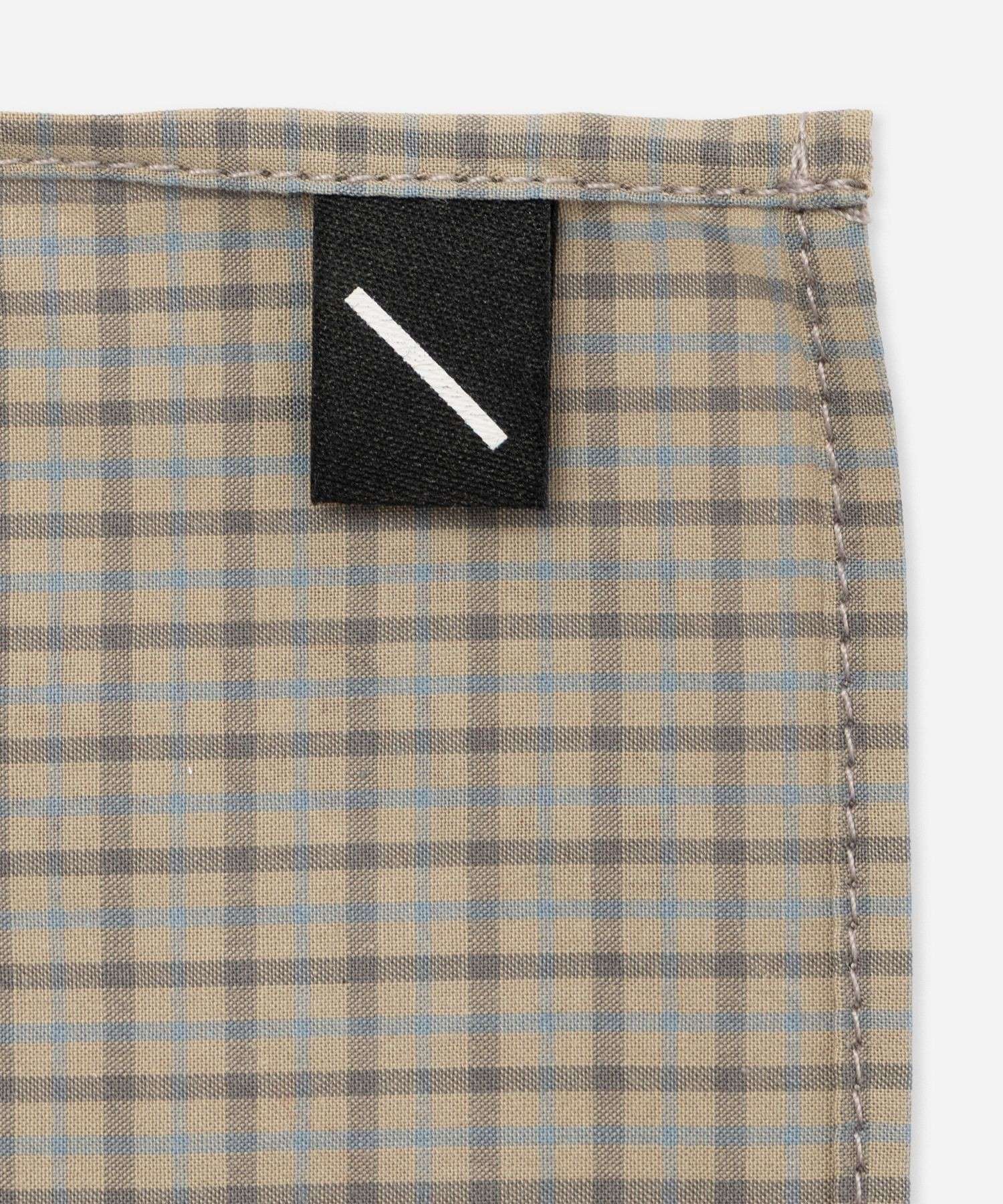 Vintage Serif Check Scarf