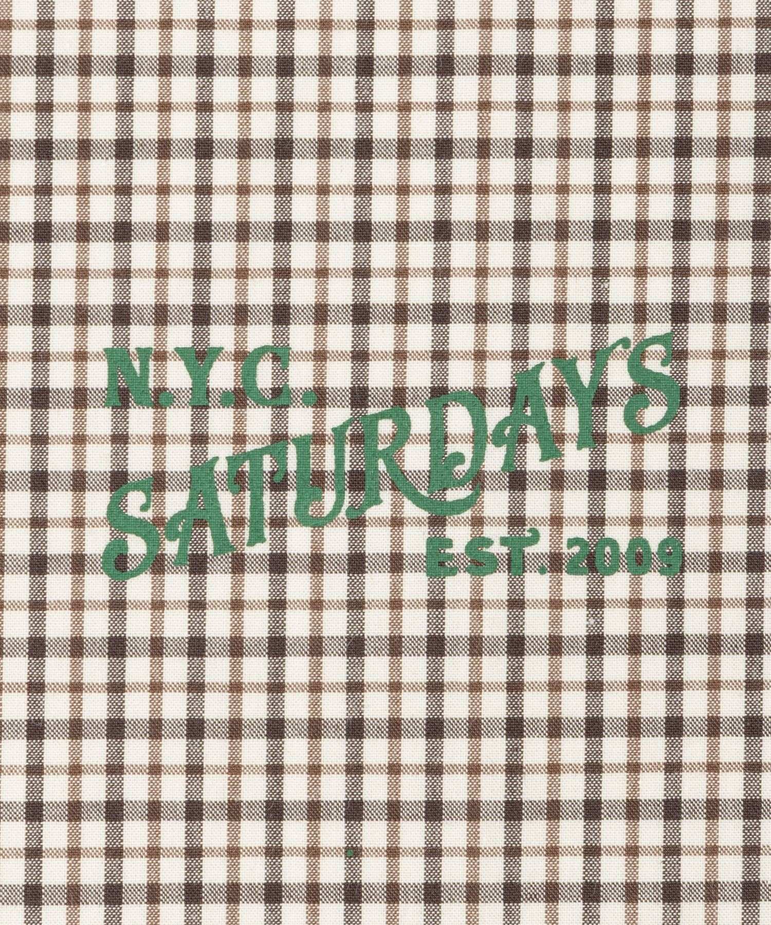 Vintage Serif Check Scarf