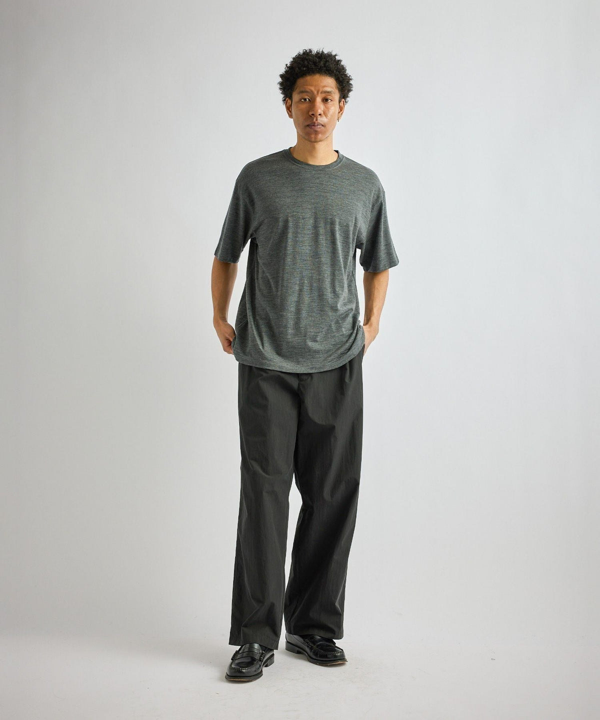 George Wide Two Tuck Pant